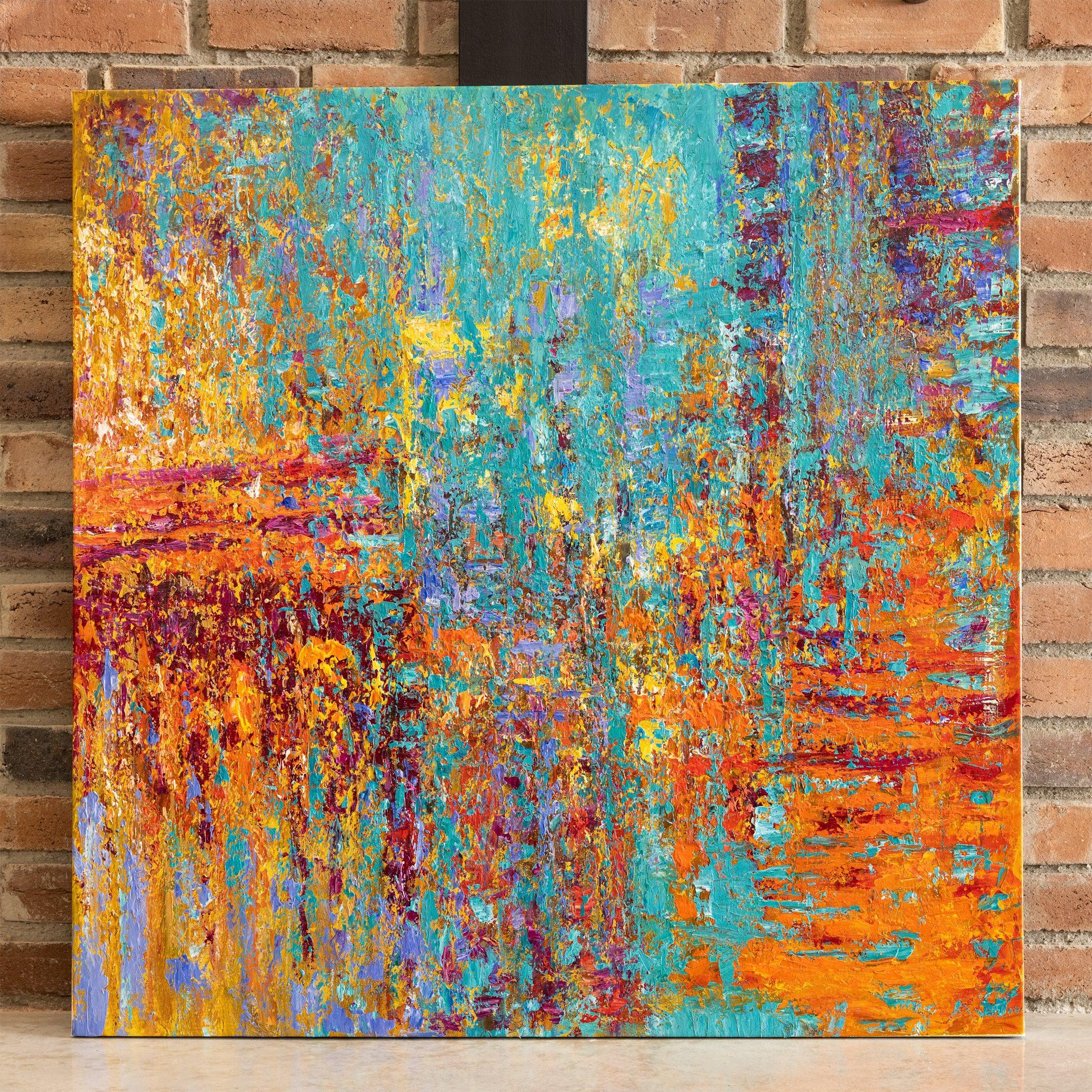 Ecos del atardecer turquesa