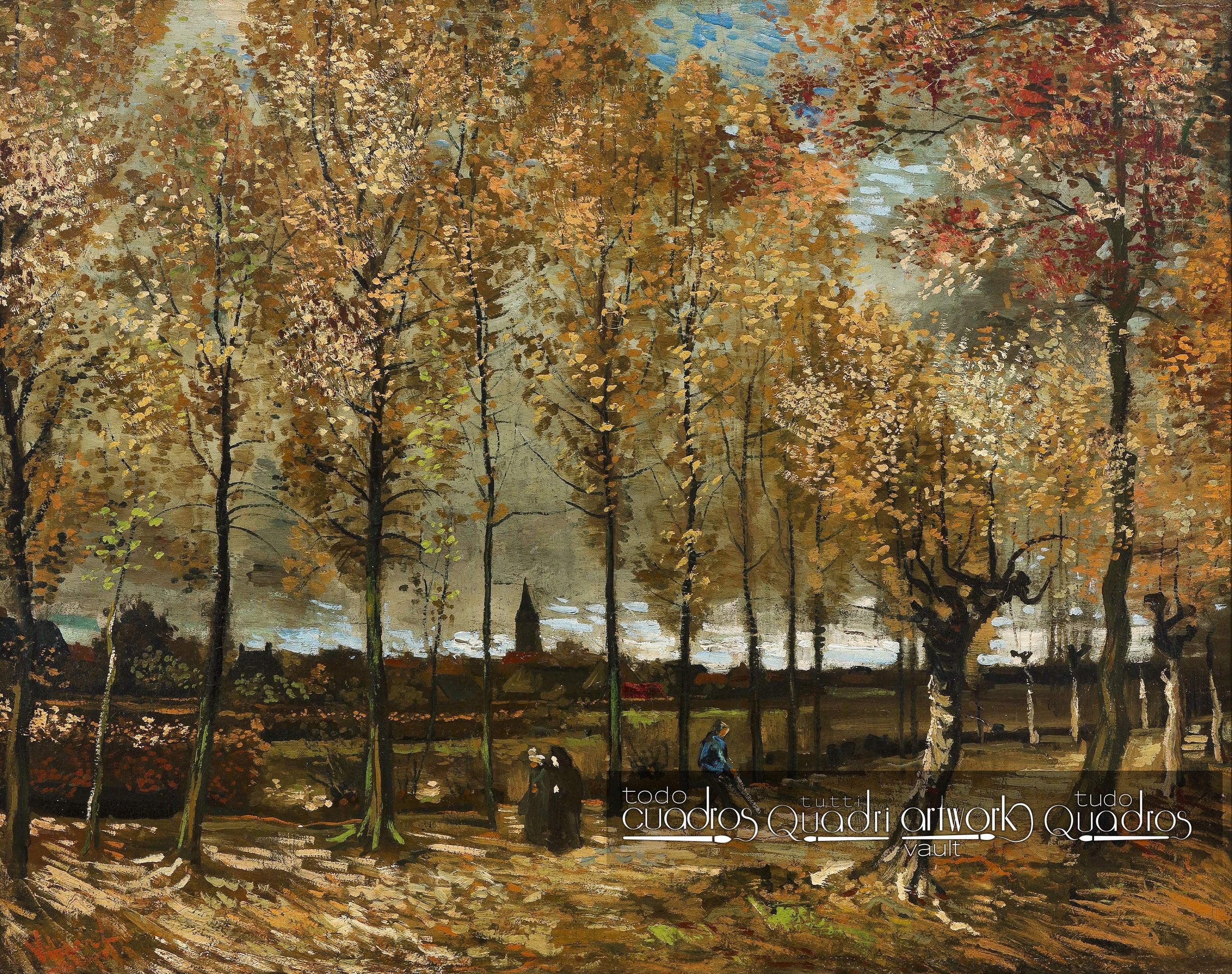 Álamos en Nuenen, Van Gogh