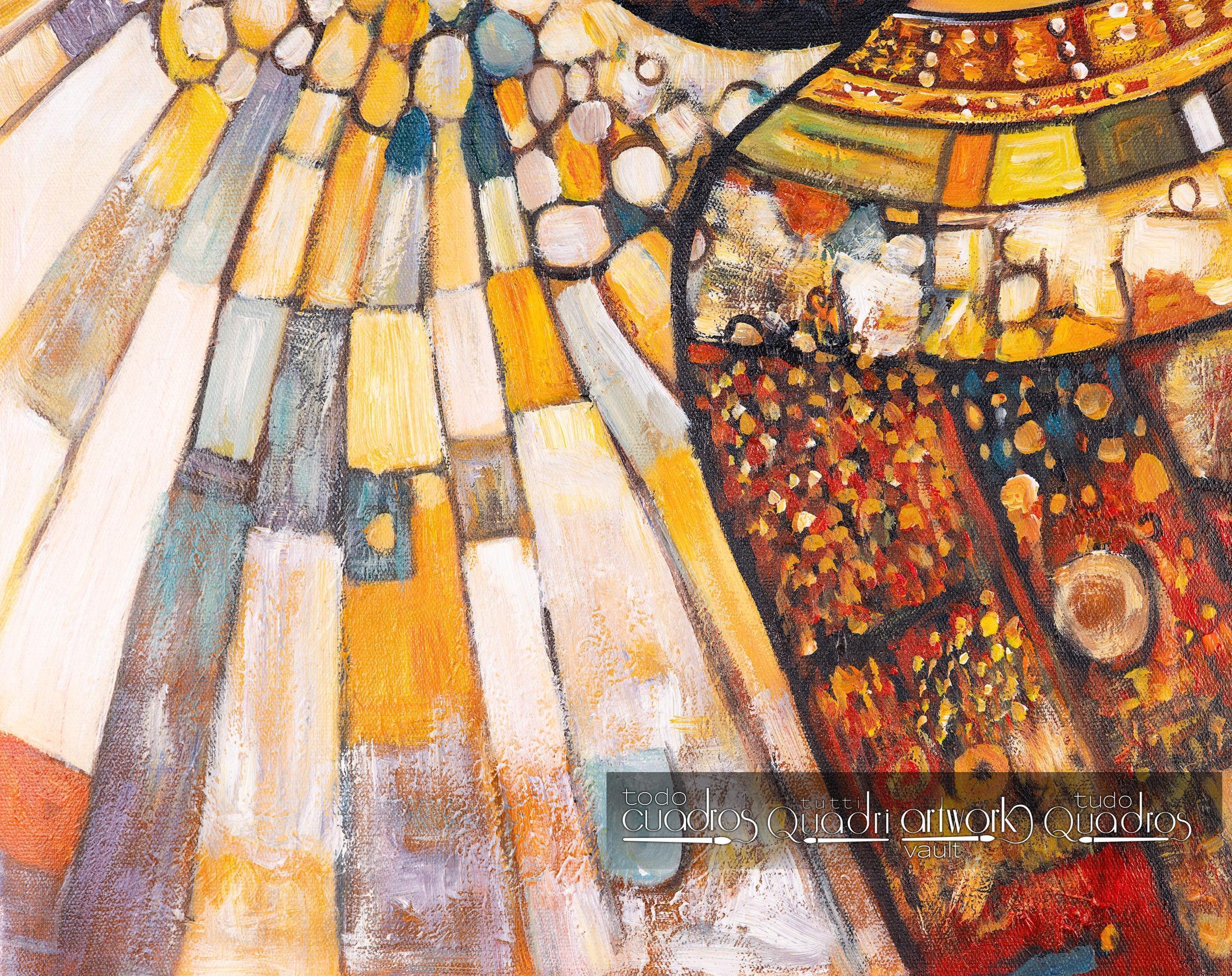 Ángel de los sueños, estilo Klimt