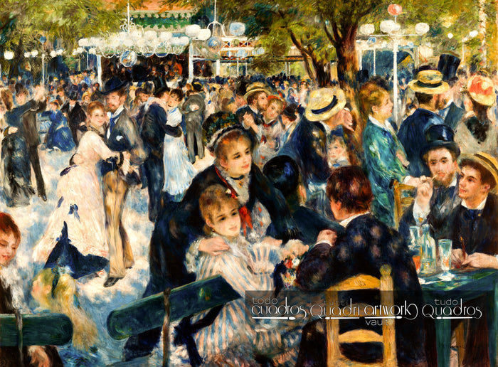 Baile en Moulin de la Galette, Renoir