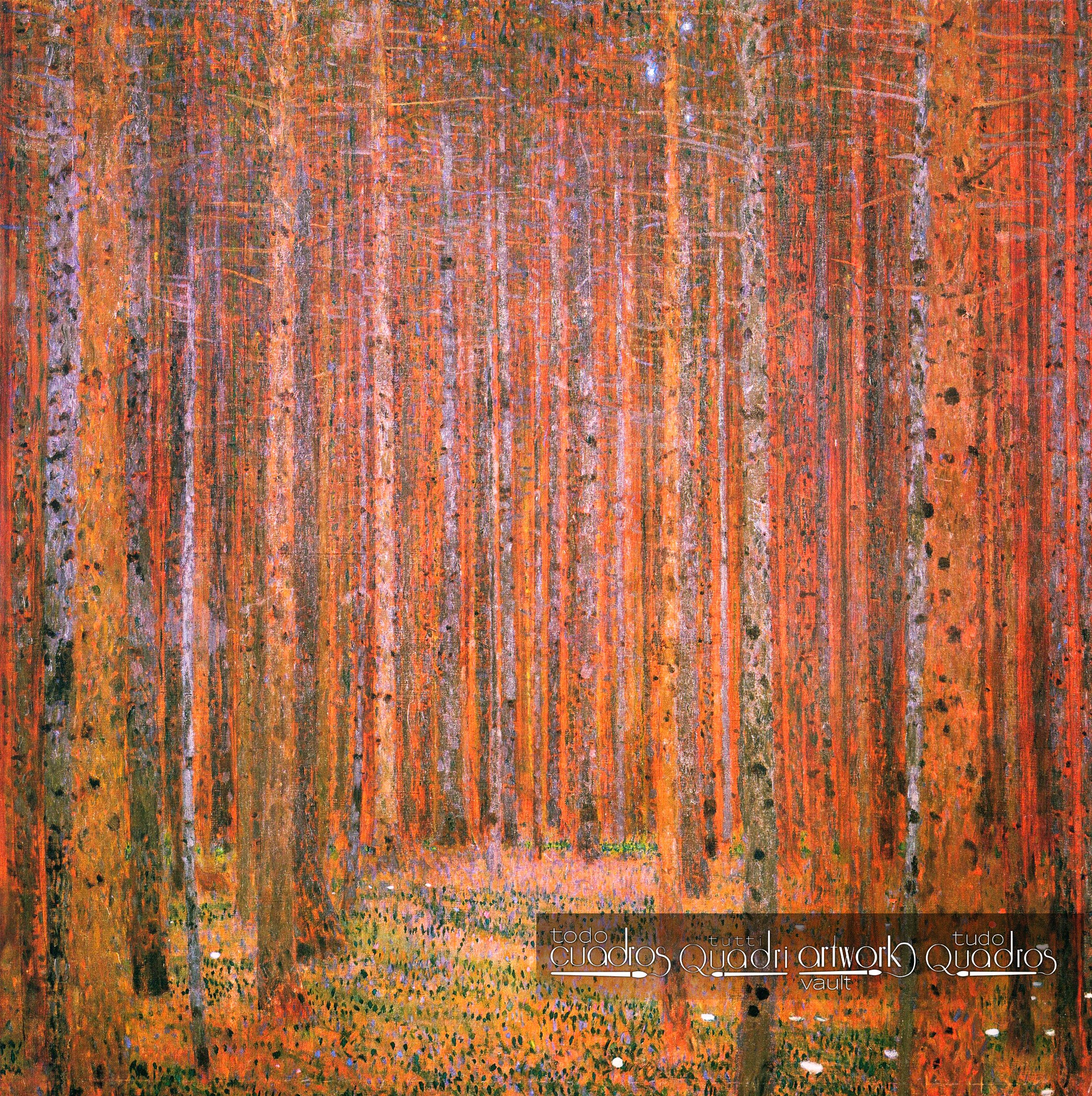 Bosque de pinos, Klimt