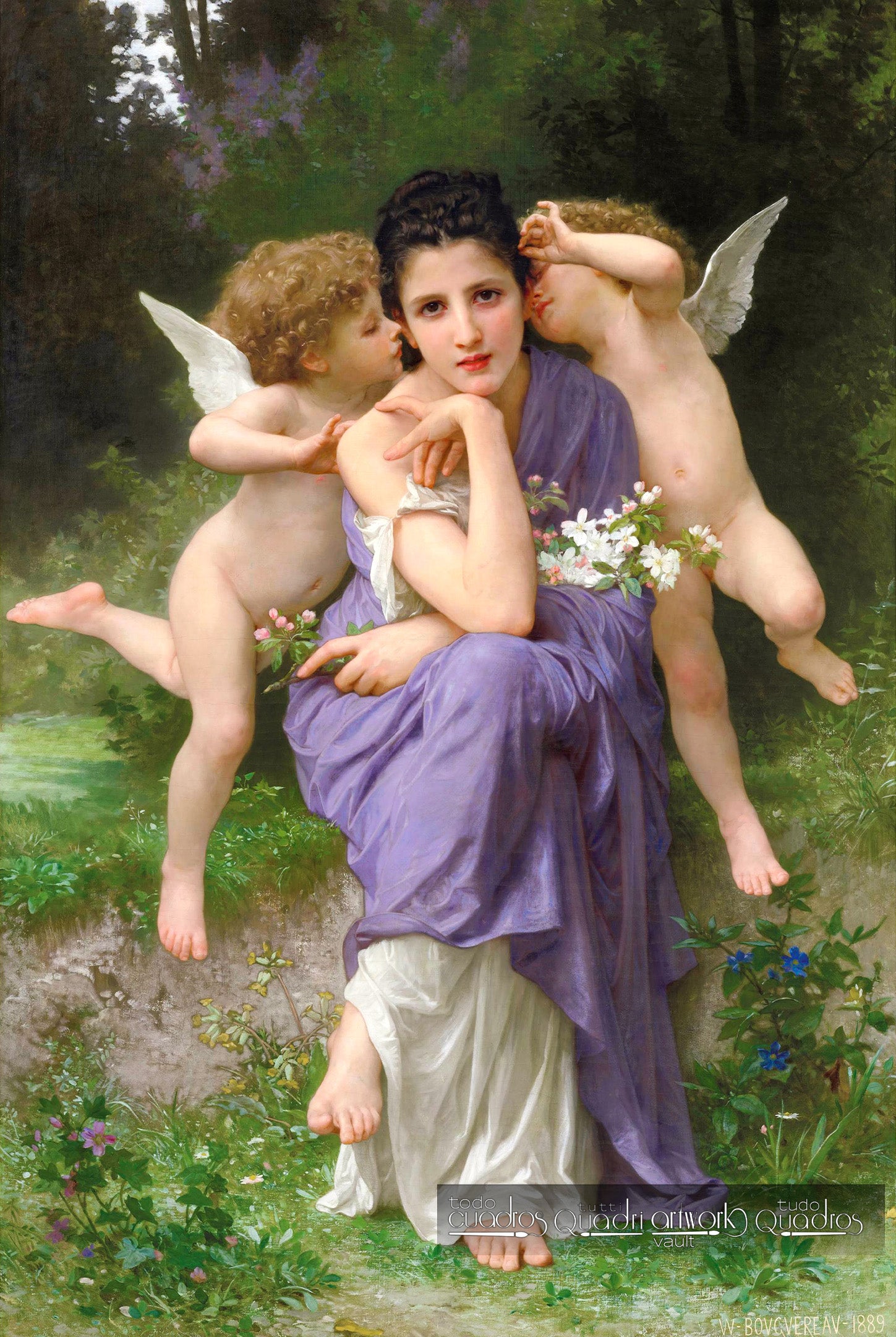 Canciones de primavera, Bouguereau
