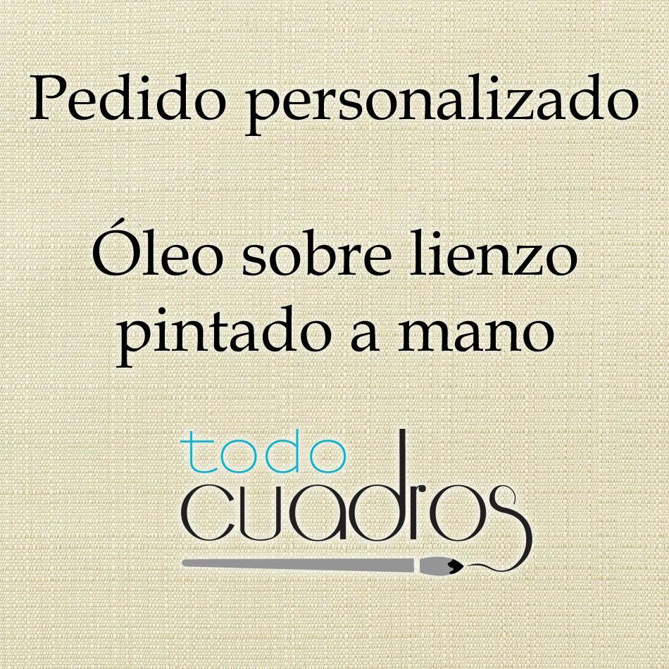 3 x cuadros al óleo 20 x 20 cm, 20 x 20 cm, 97 x 74 cm cm. Pedido personalizado para Ariela Lushi