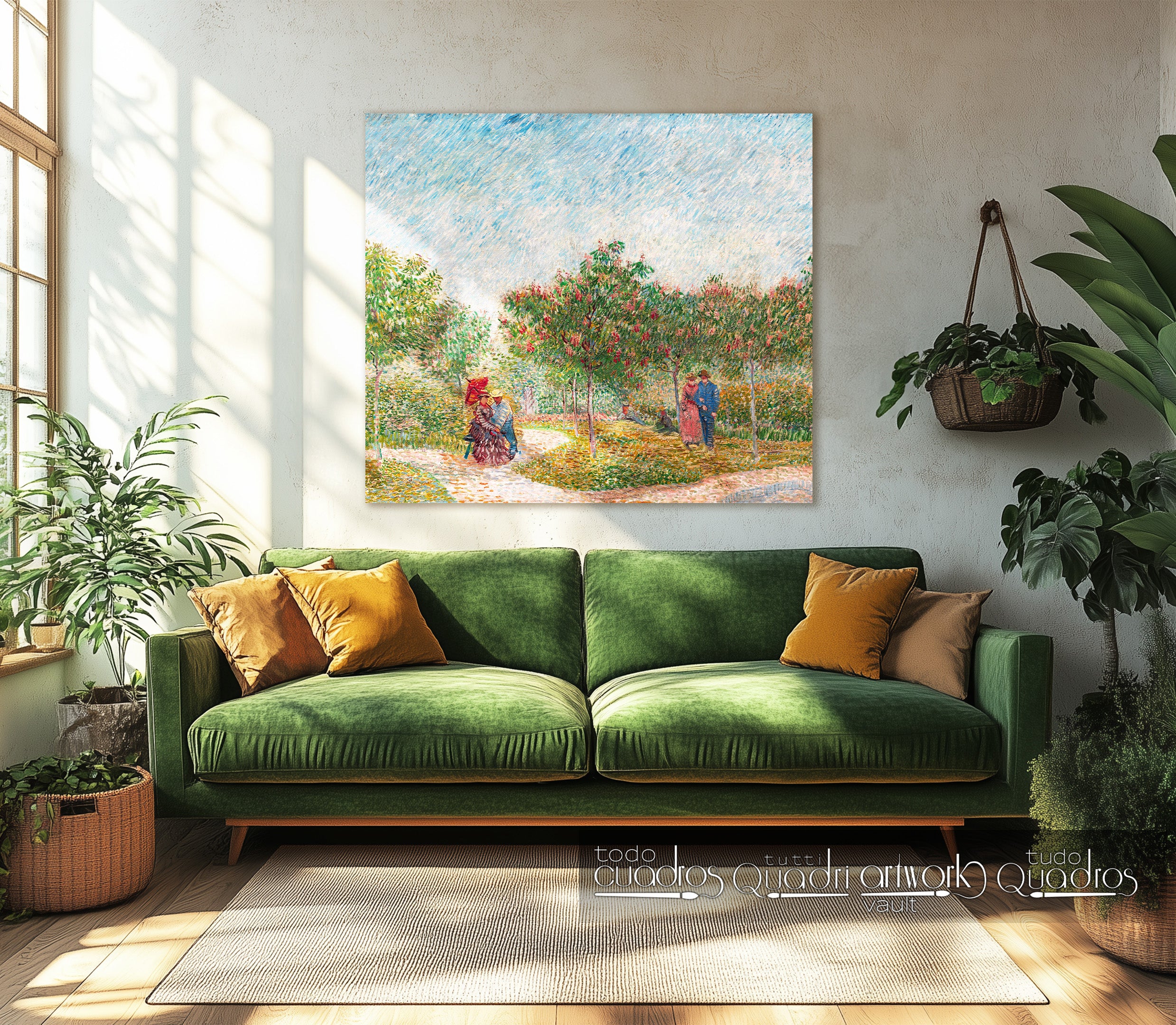 Jardín de Montmartre, Van Gogh
