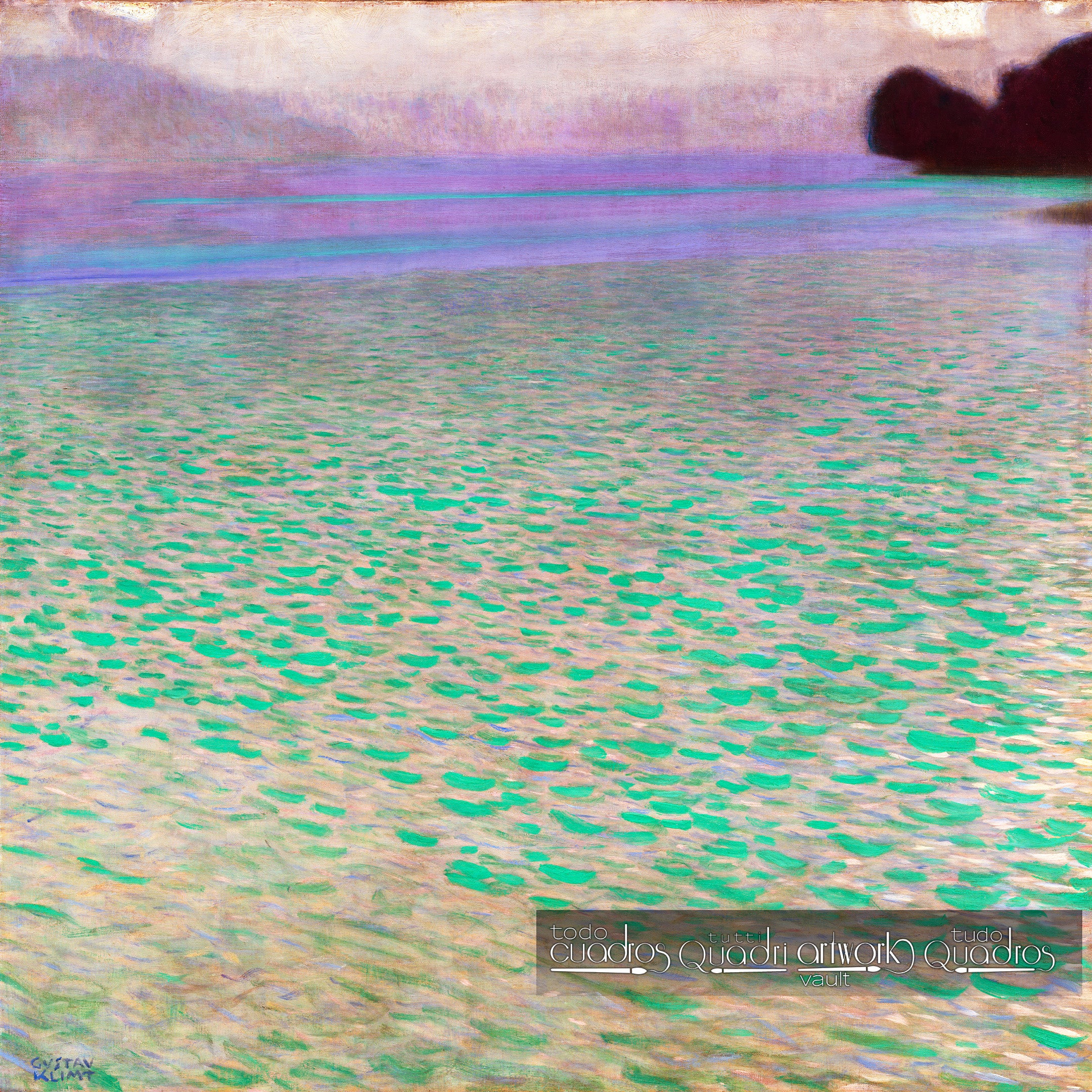 Lago Attersee, Klimt
