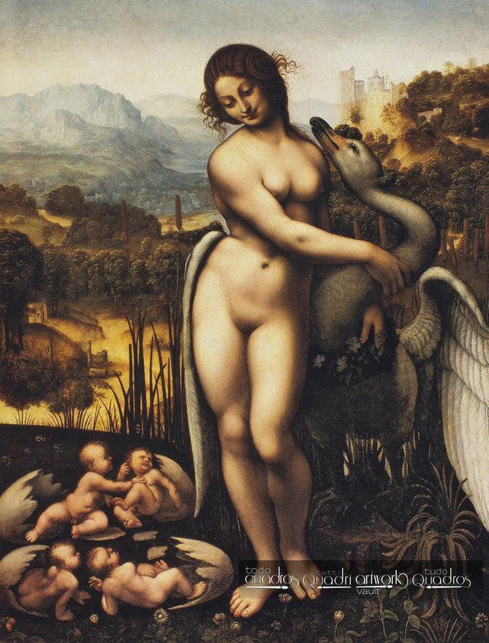 Leda y el cisne, Leonardo da Vinci