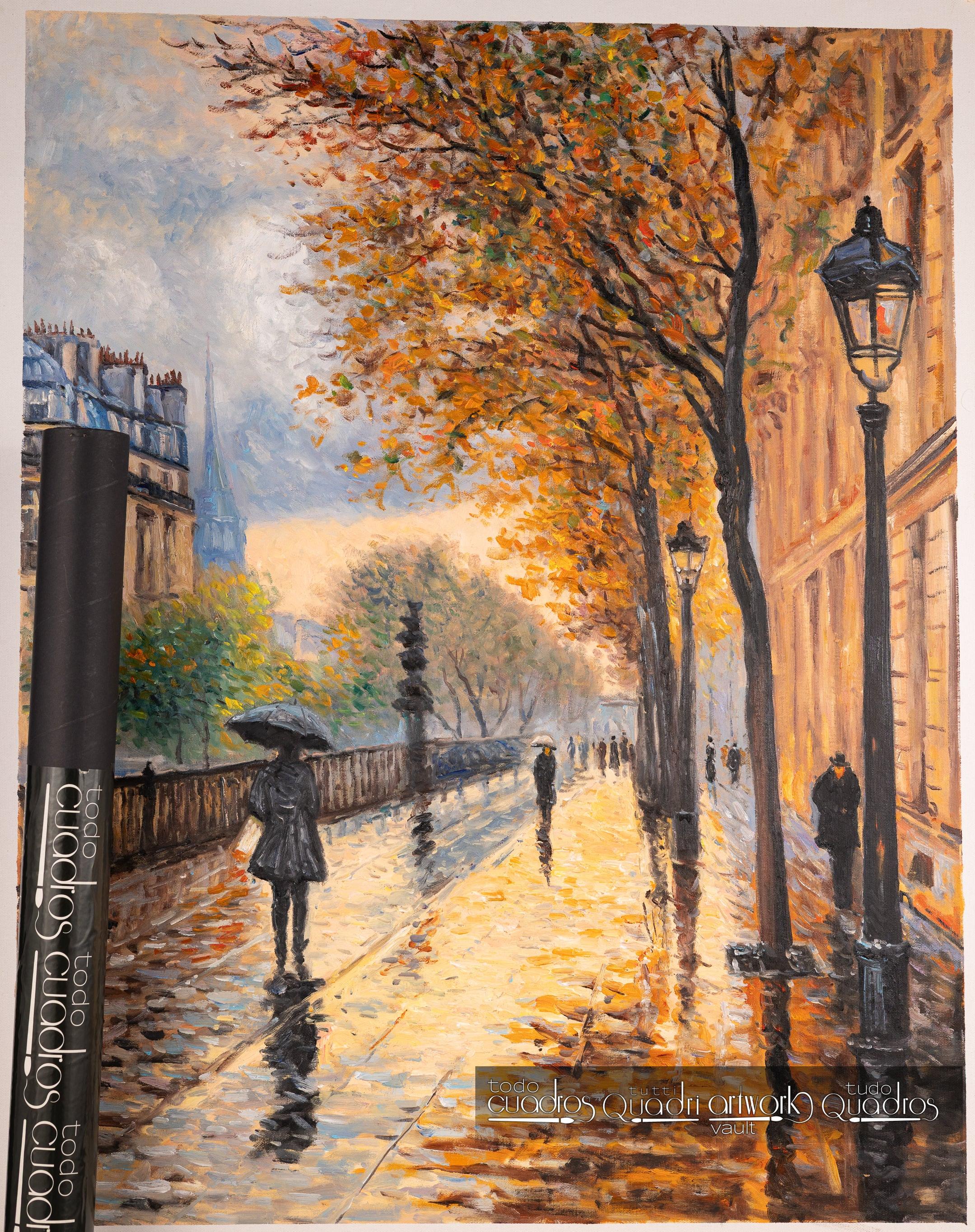 Tarde de lluvia, estilo Monet