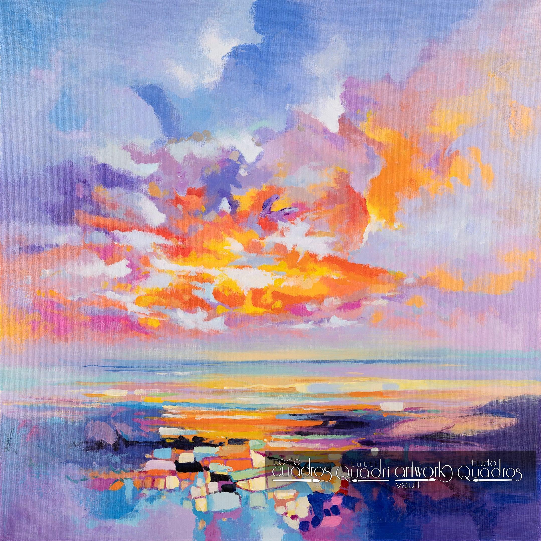 Crepúsculo de Ibiza, óleo