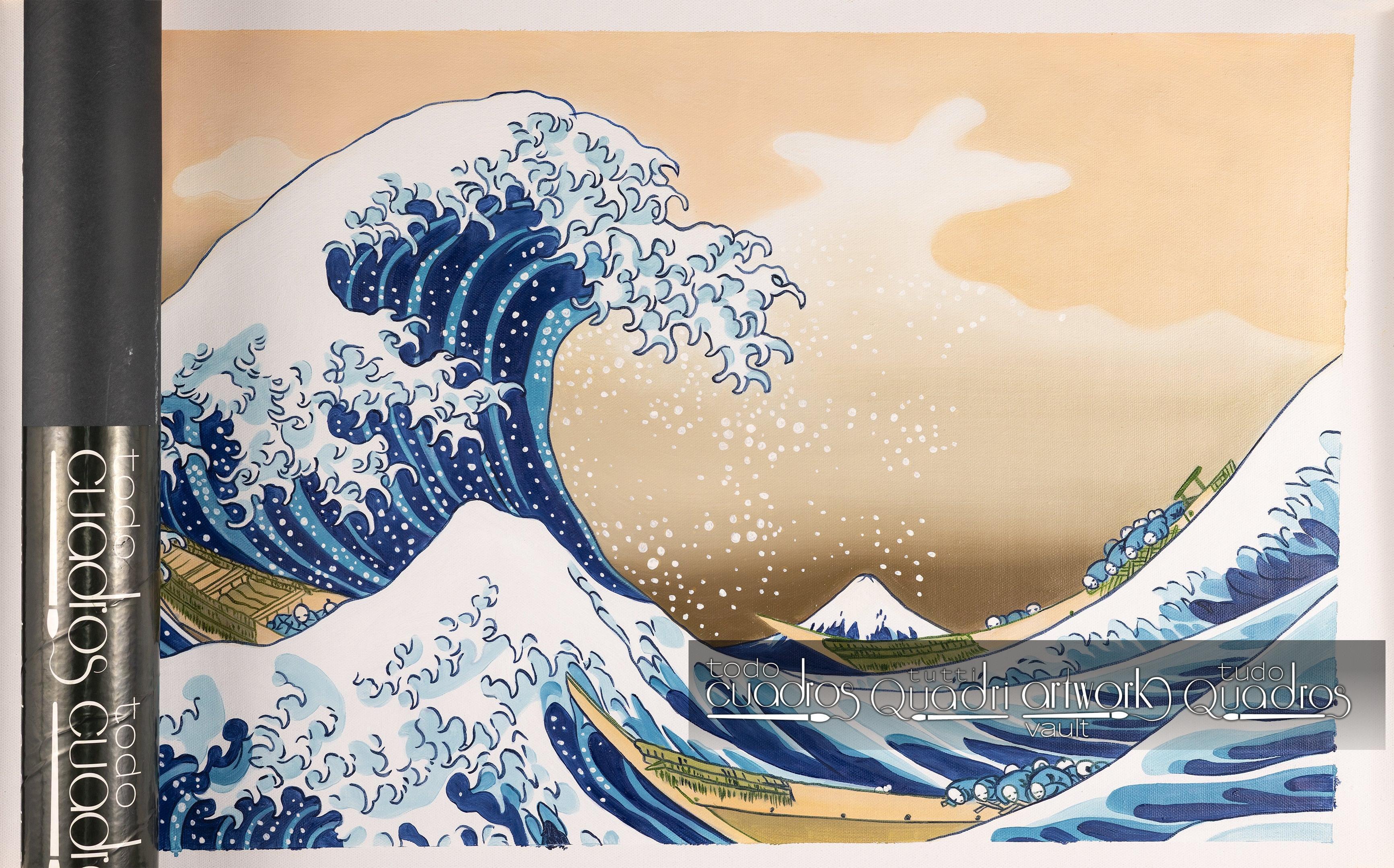 La gran ola de Kanagawa, K. Hokusai