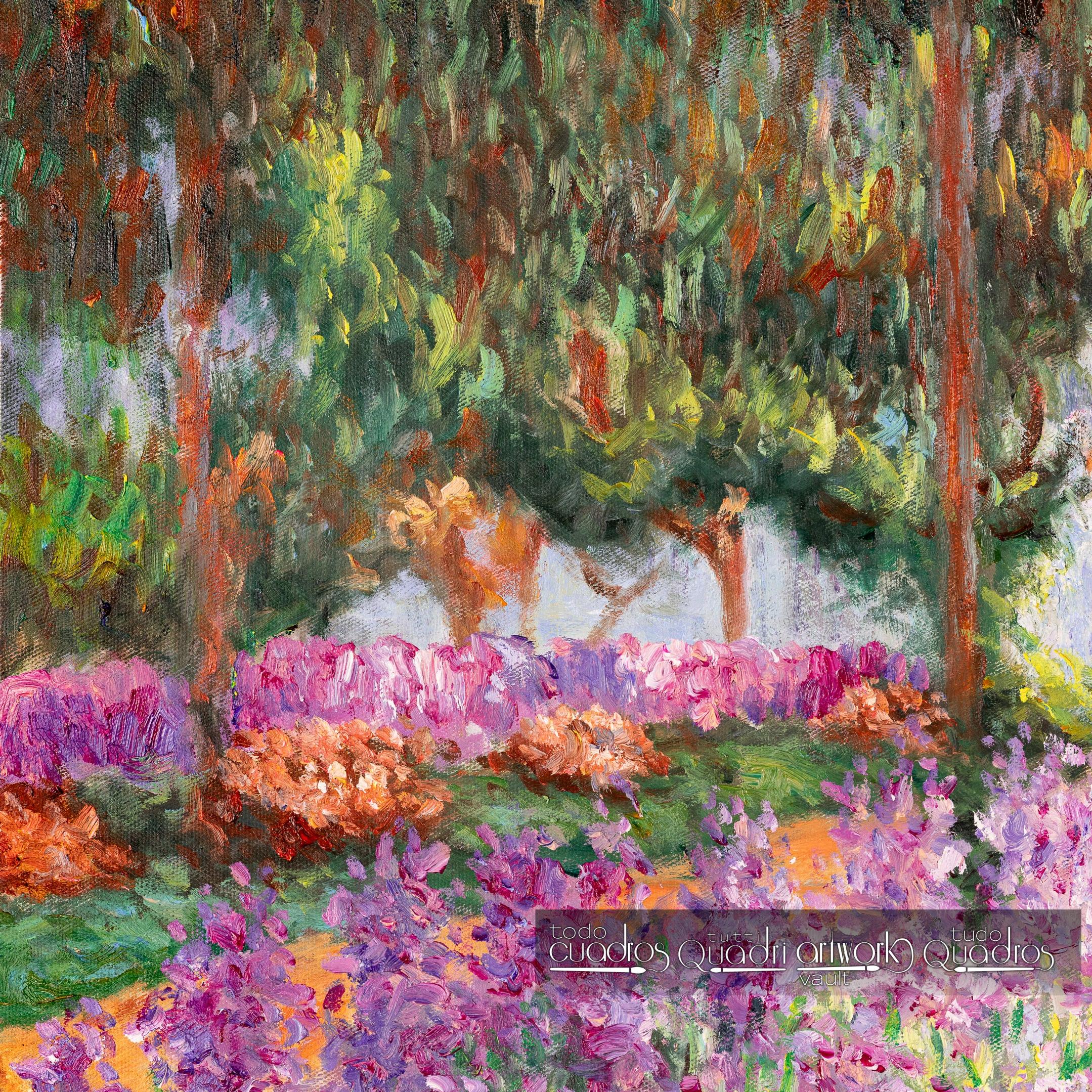El jardín del artista en Giverny, Monet