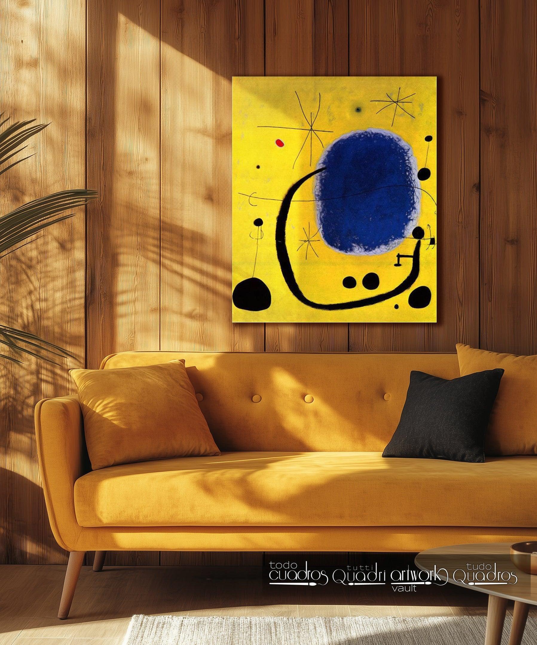El oro del azul, Miró