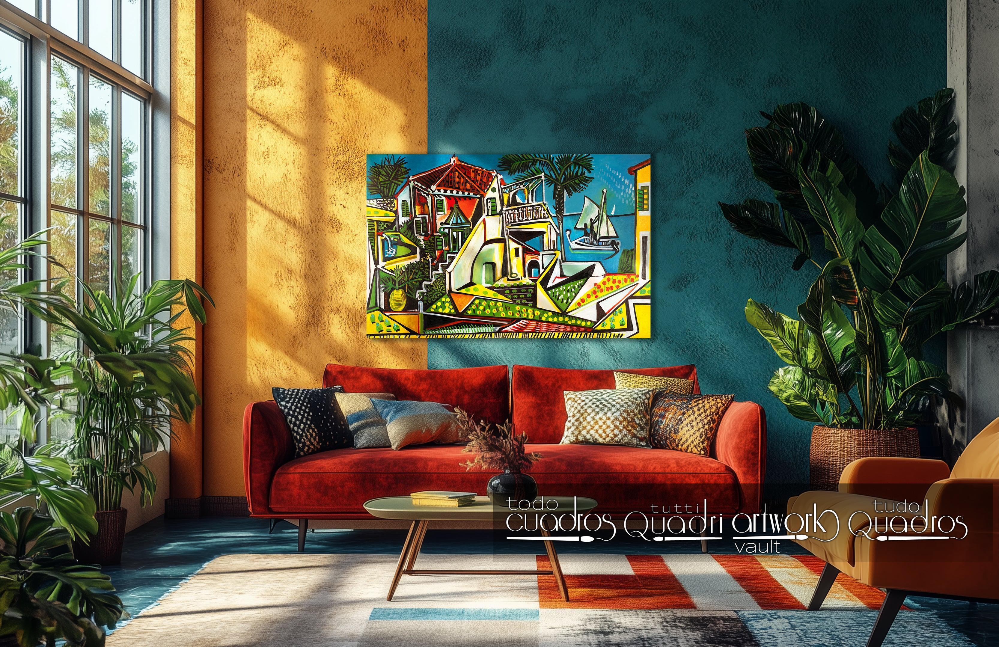 Paisaje mediterráneo, Picasso