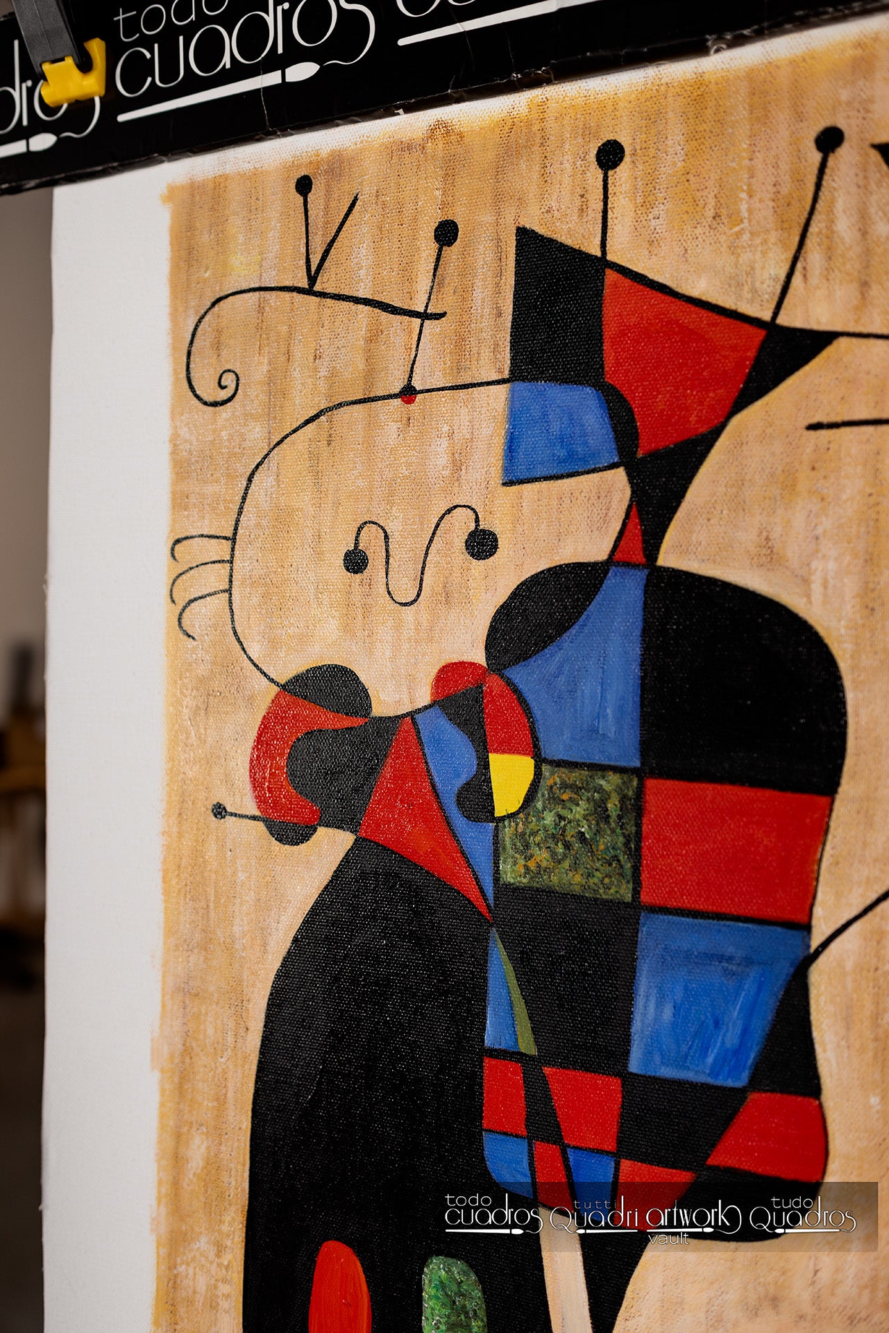 Perro frente al sol, Miró