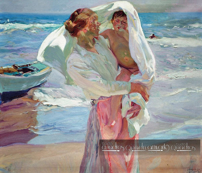 Saliendo del baño, Sorolla