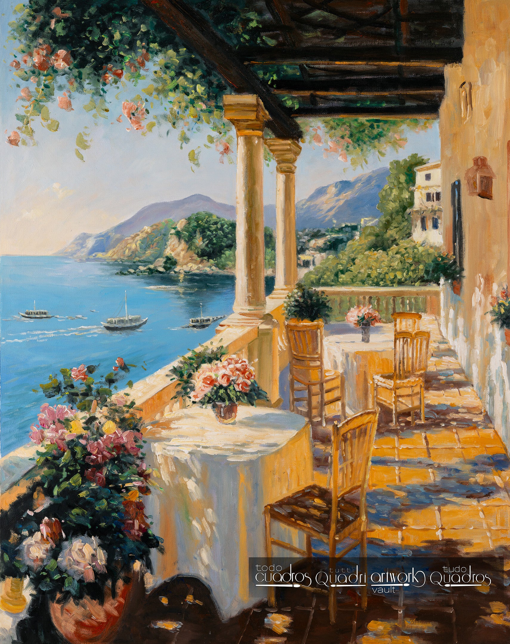 Al abrigo del sol, estilo Sorolla