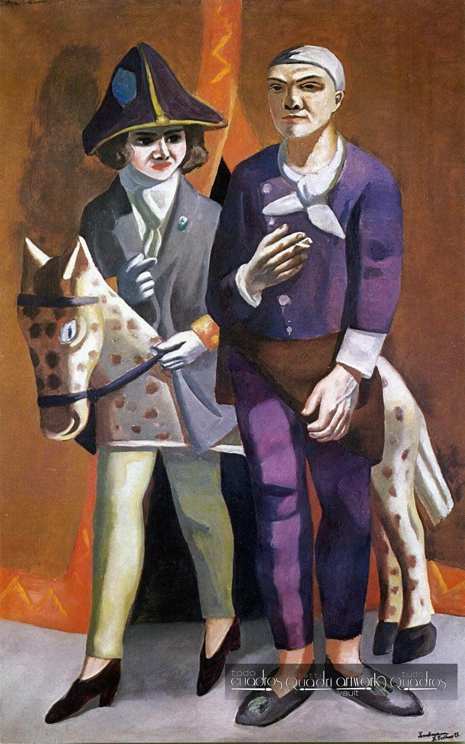 El artista y su esposa, Max Beckmann