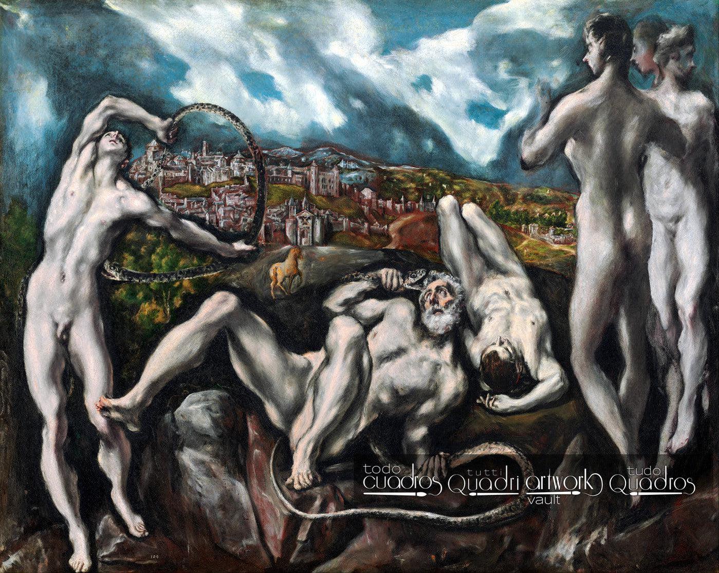 Laocoonte, El Greco