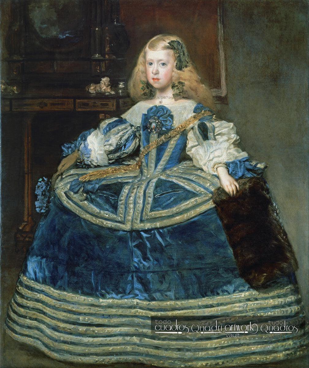 La infanta Margarita en azul, Velázquez