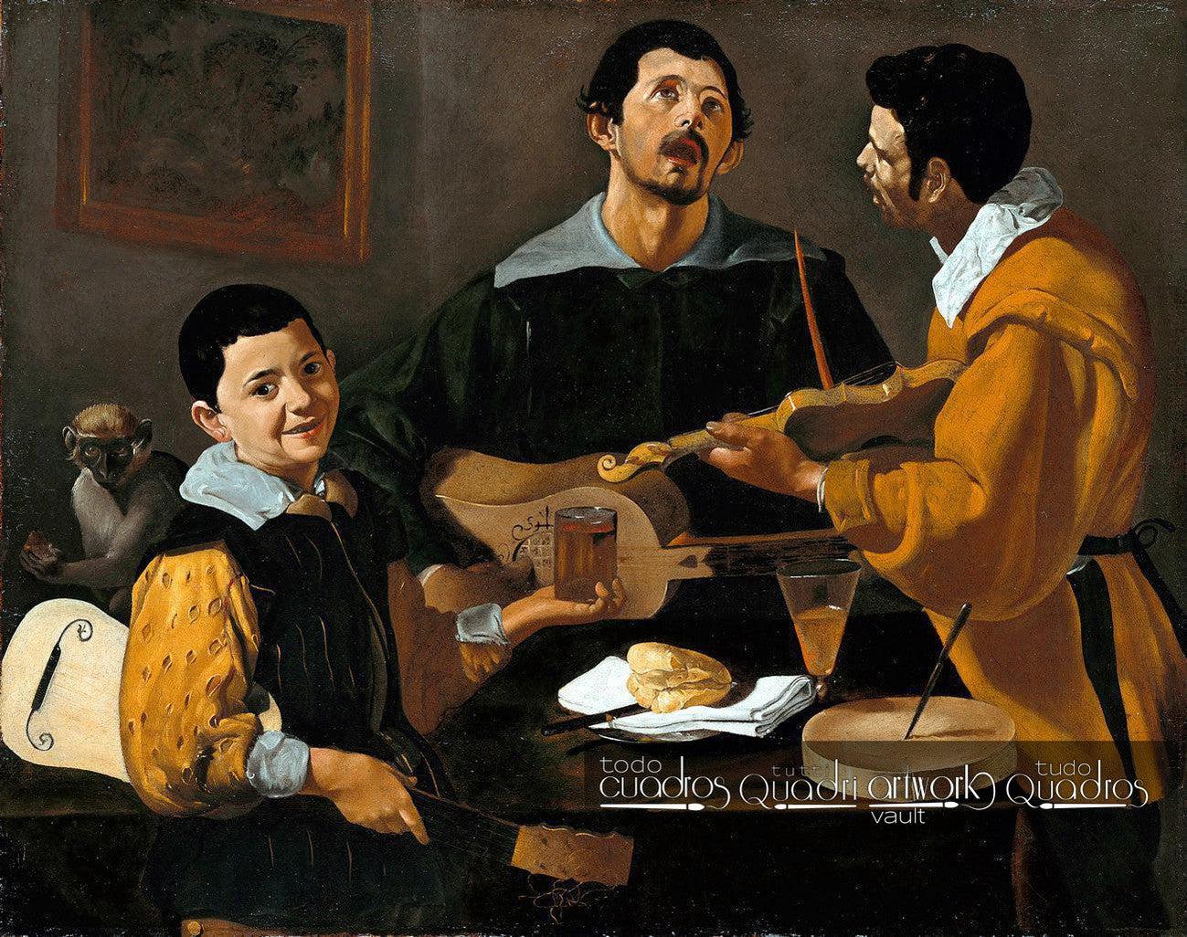 Tres músicos, Velázquez