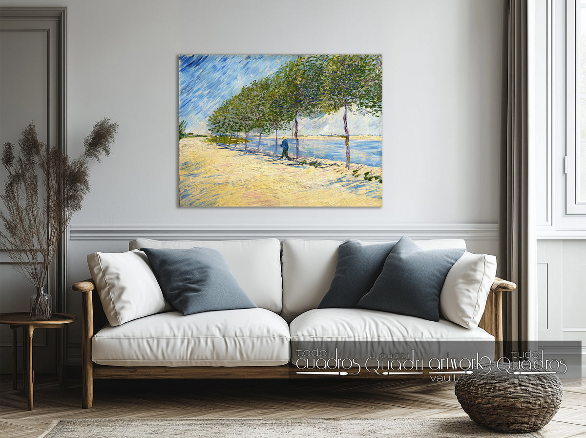 paseo-a-lo-largo-del-sena-van-gogh-cuadro-replicado-al-leo