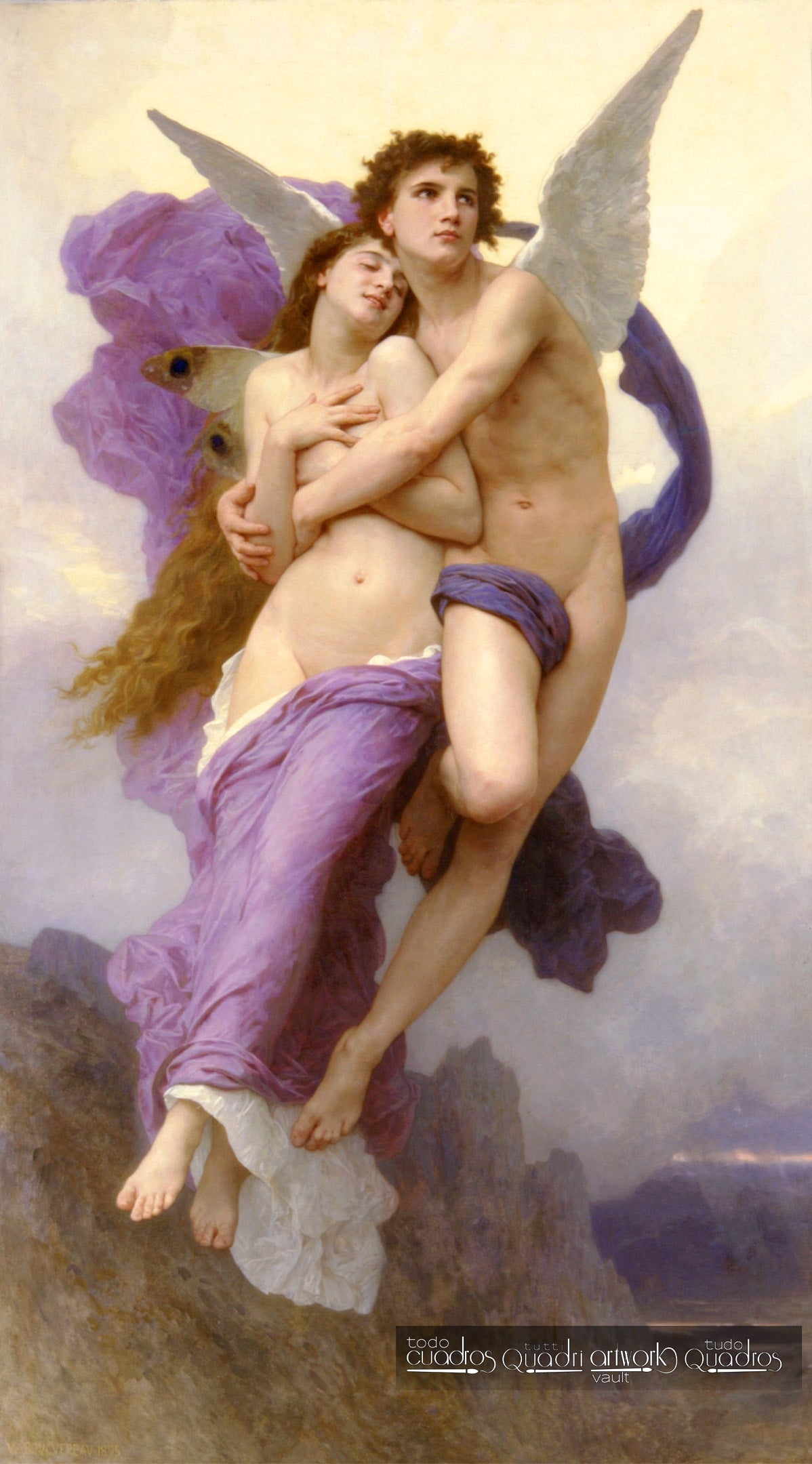 El arrebato de Psique, Bouguereau