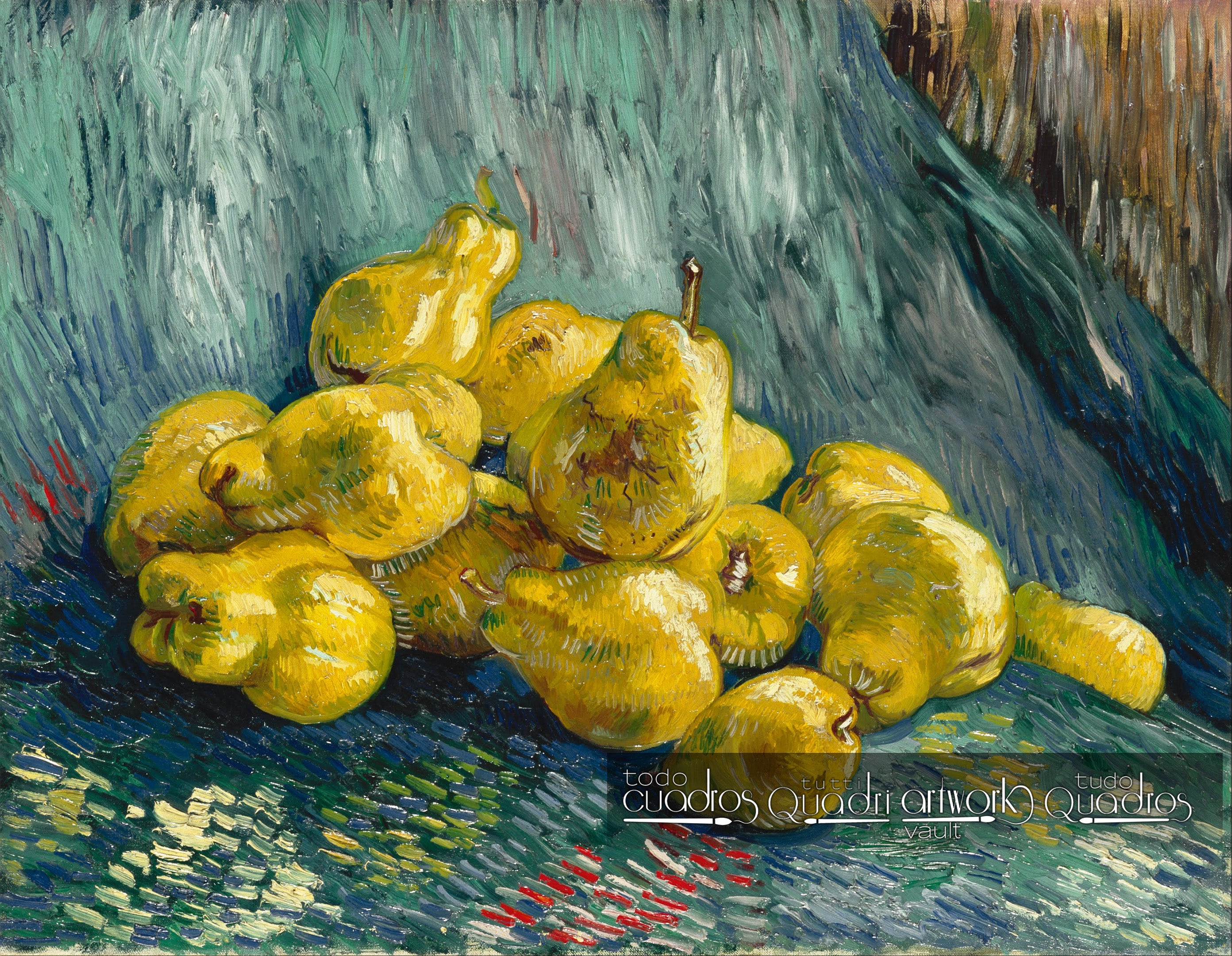 Bodegón con membrillos, Van Gogh