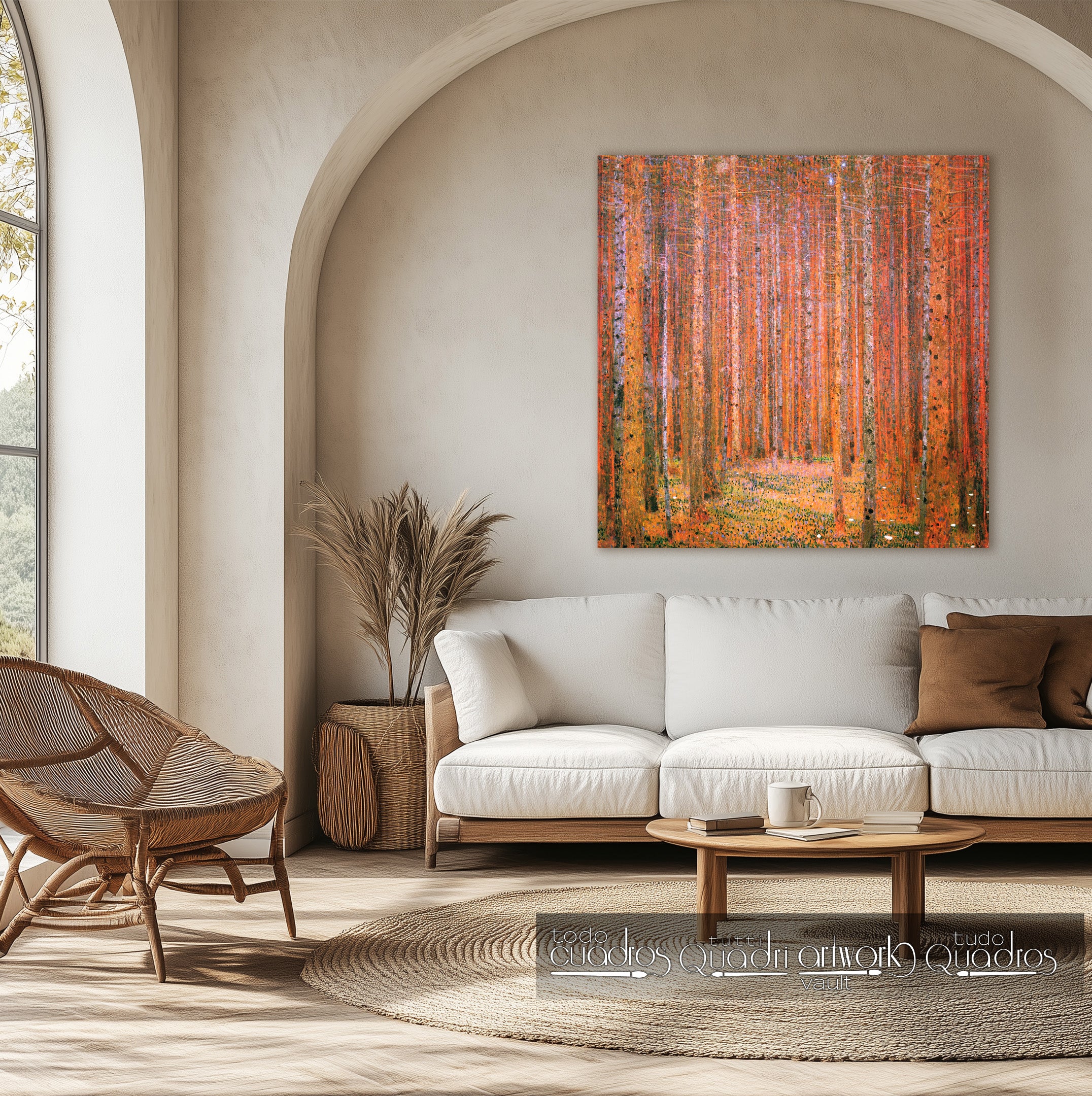 Bosque de pinos, Klimt