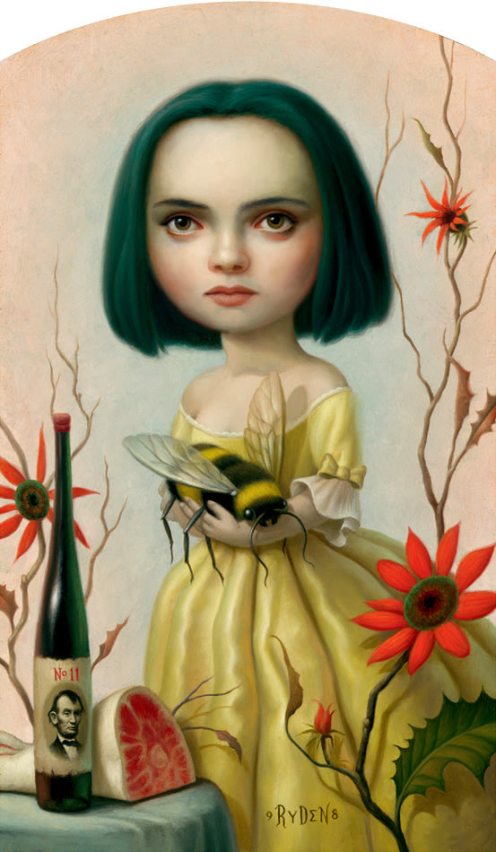 Chica con abeja.