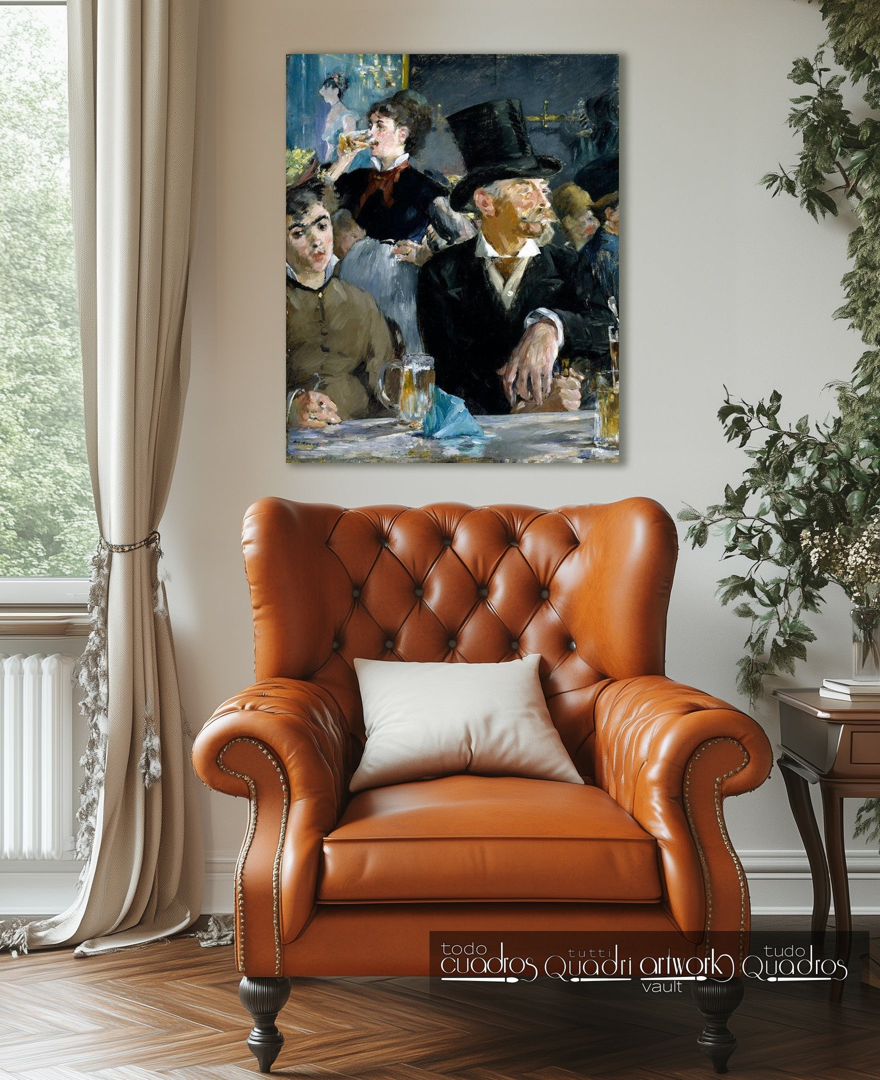 En el café, Manet