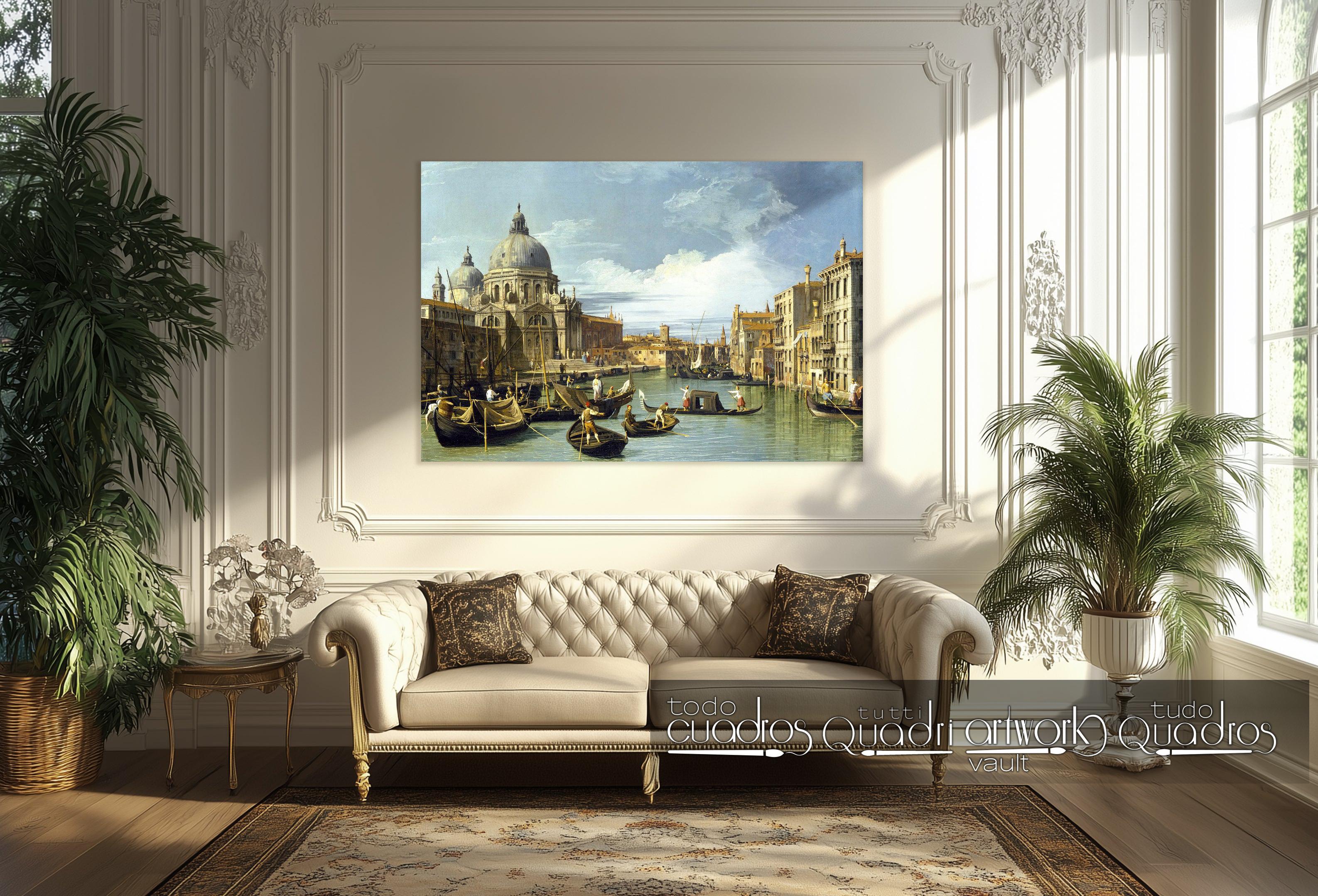 La entrada al gran canal de Venecia, Canaletto