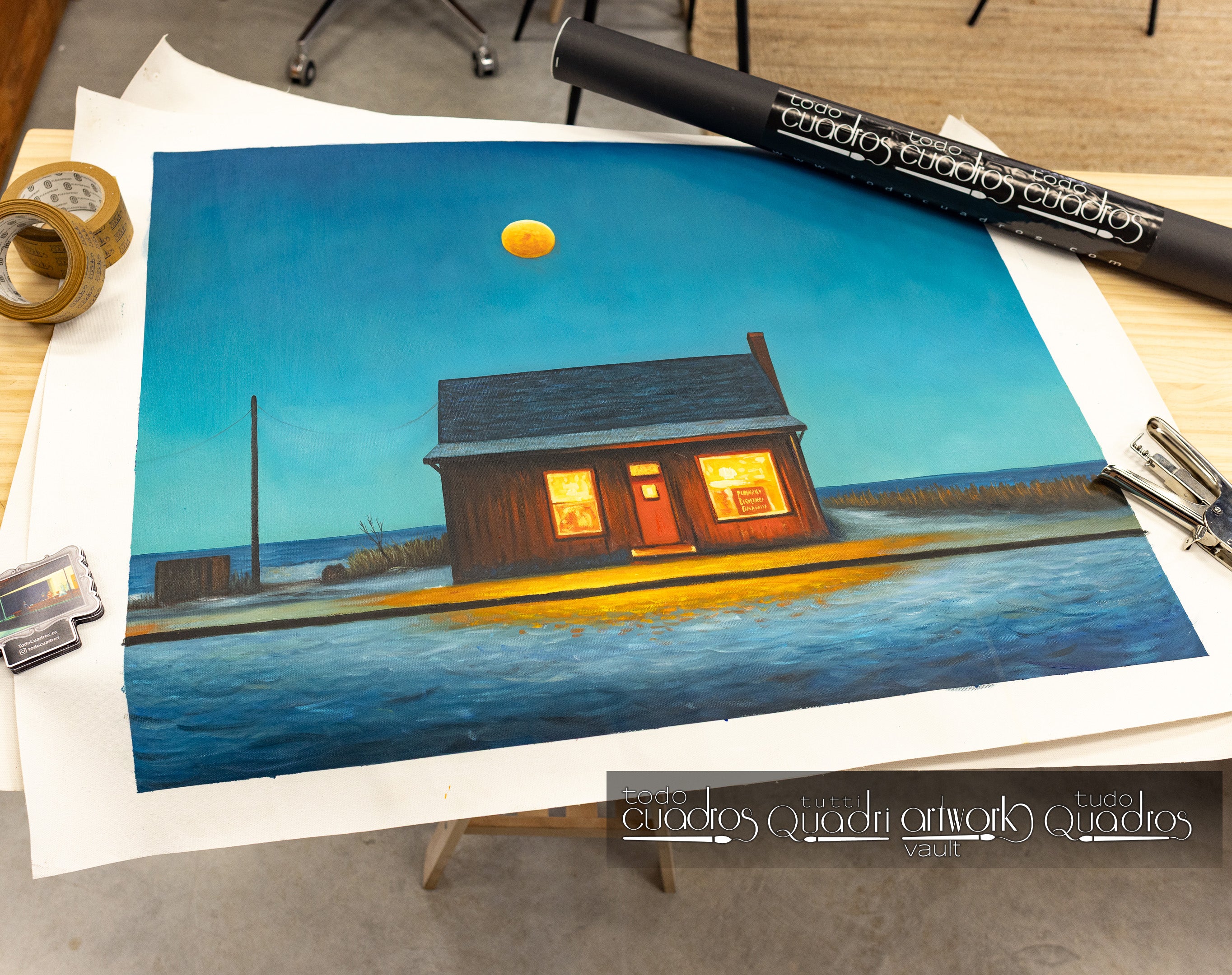 Turno de noche, estilo Hopper