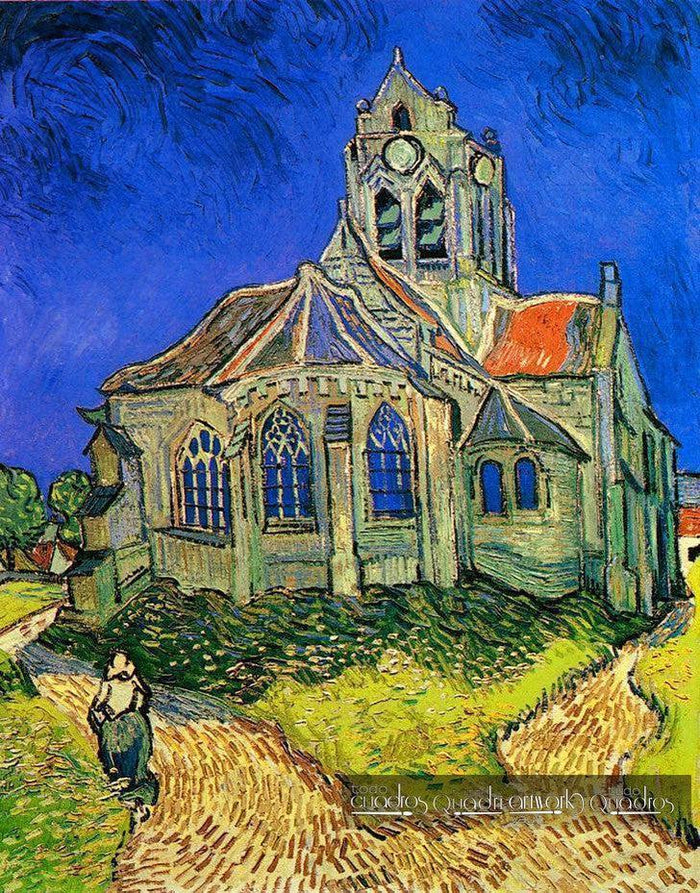 La iglesia de Auvers, Van Gogh