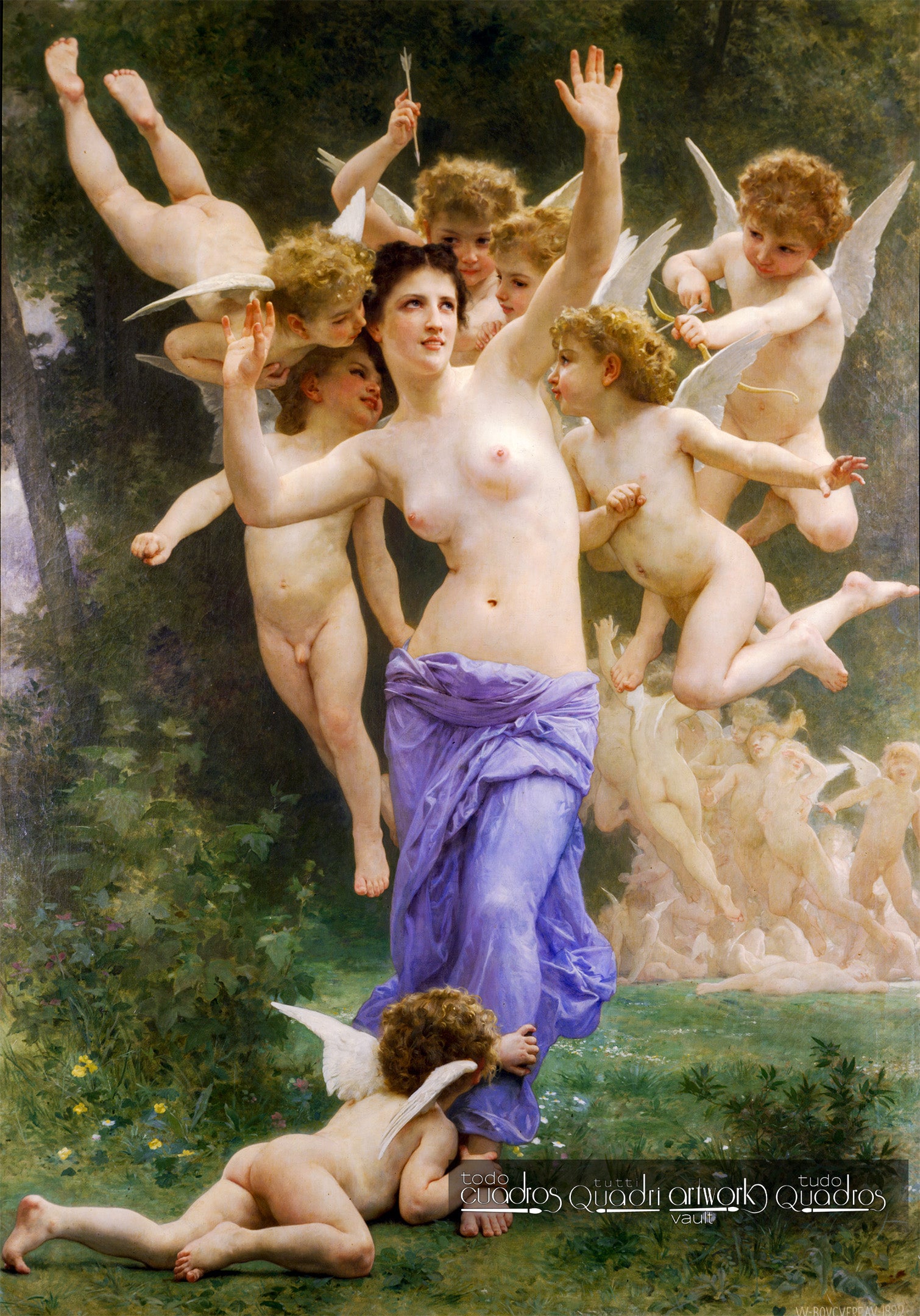La invasión, Bouguereau