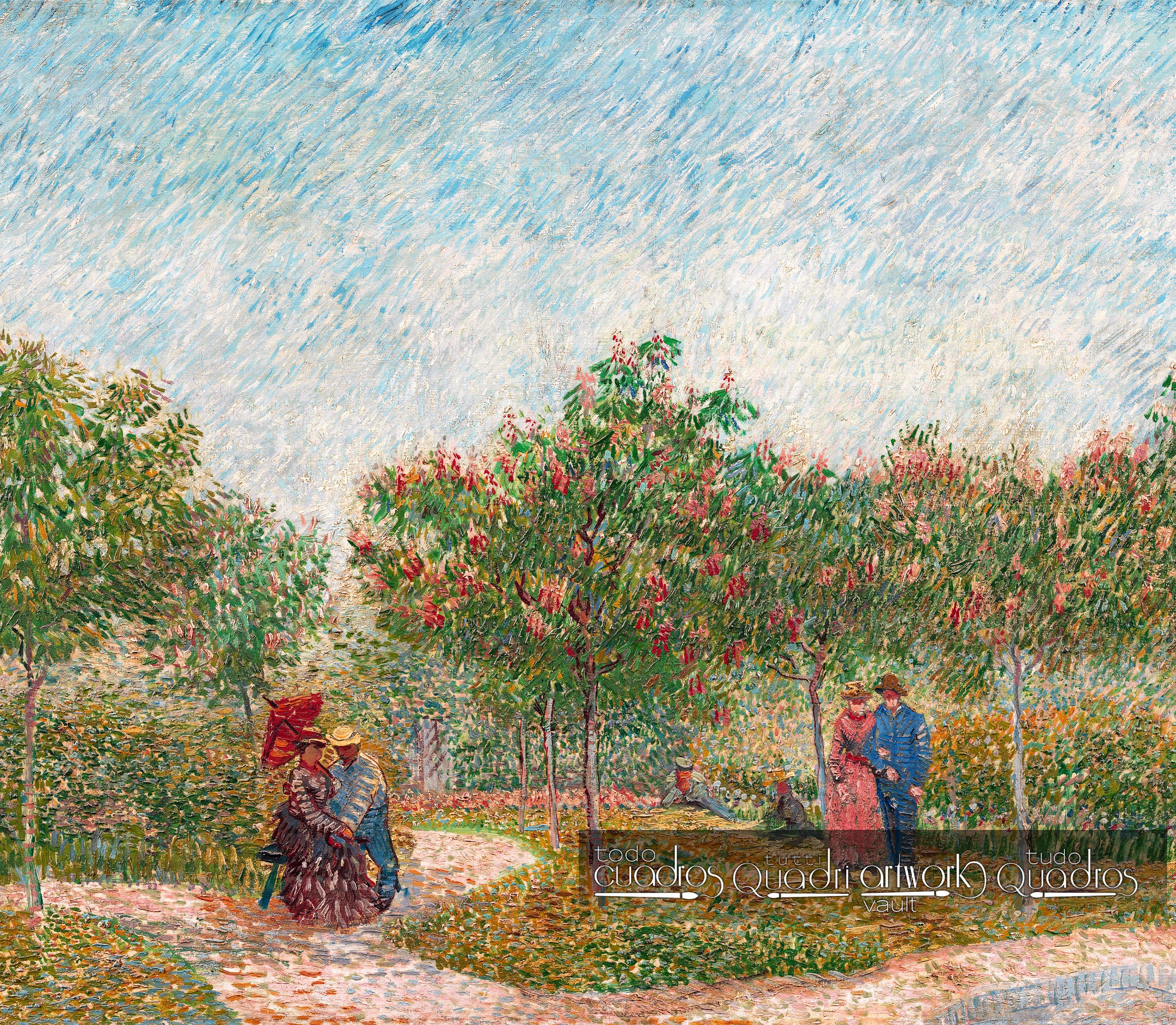 Jardín de Montmartre, Van Gogh