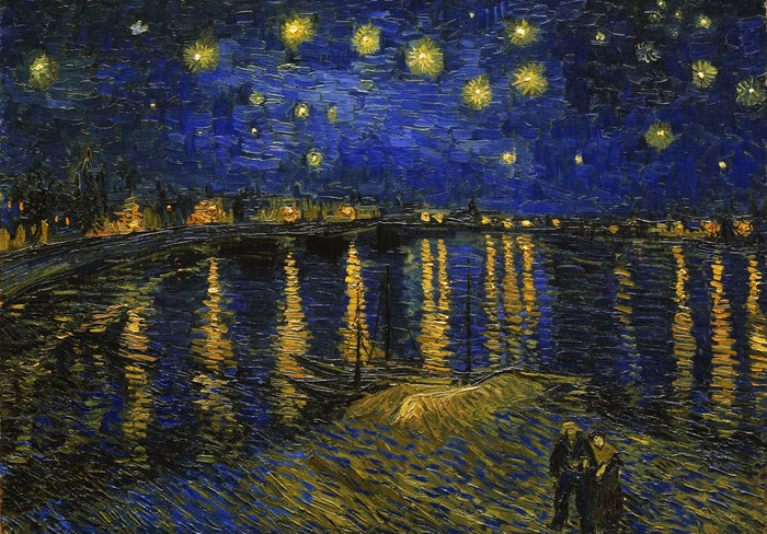 La noche estrellada sobre el Ródano, Van Gogh