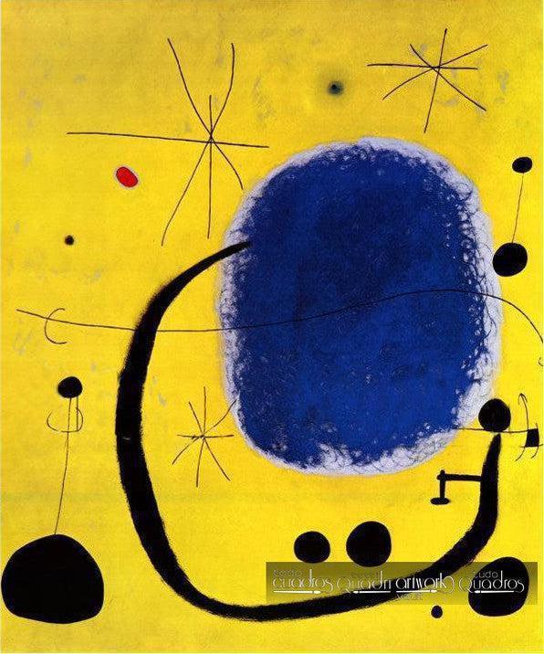 El oro del azul, Miró