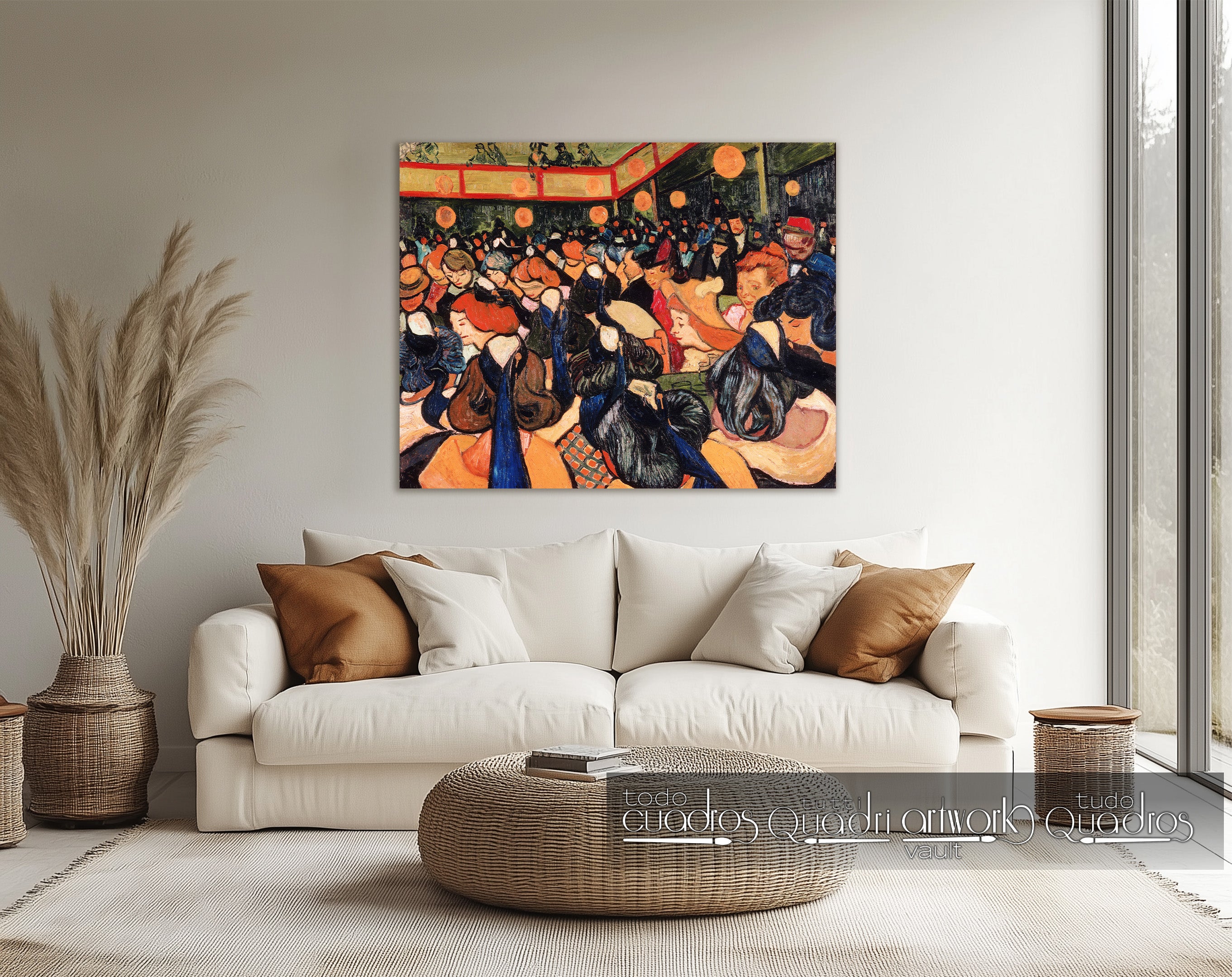 El salón de baile en Arles, Van Gogh