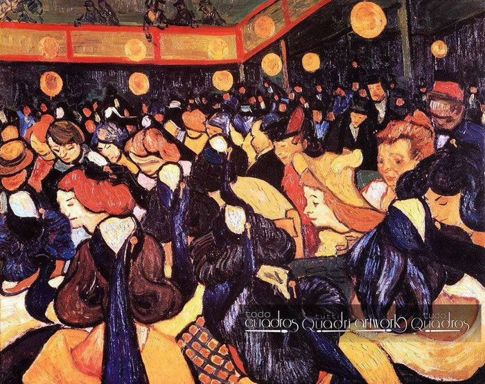El salón de baile en Arles, Van Gogh