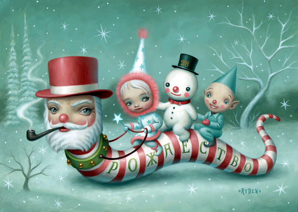 Grabado navideño.