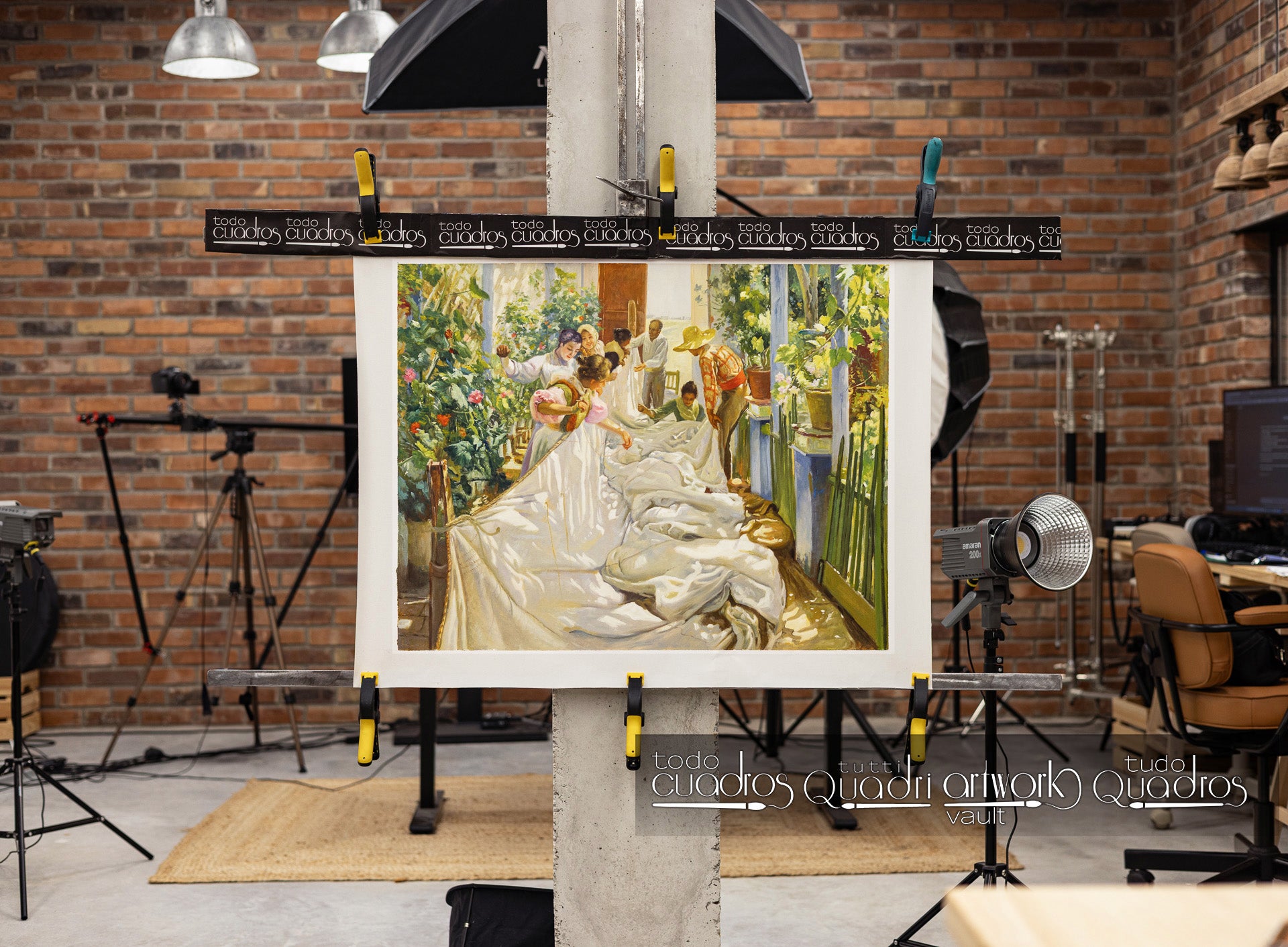 Cosiendo la vela, Sorolla