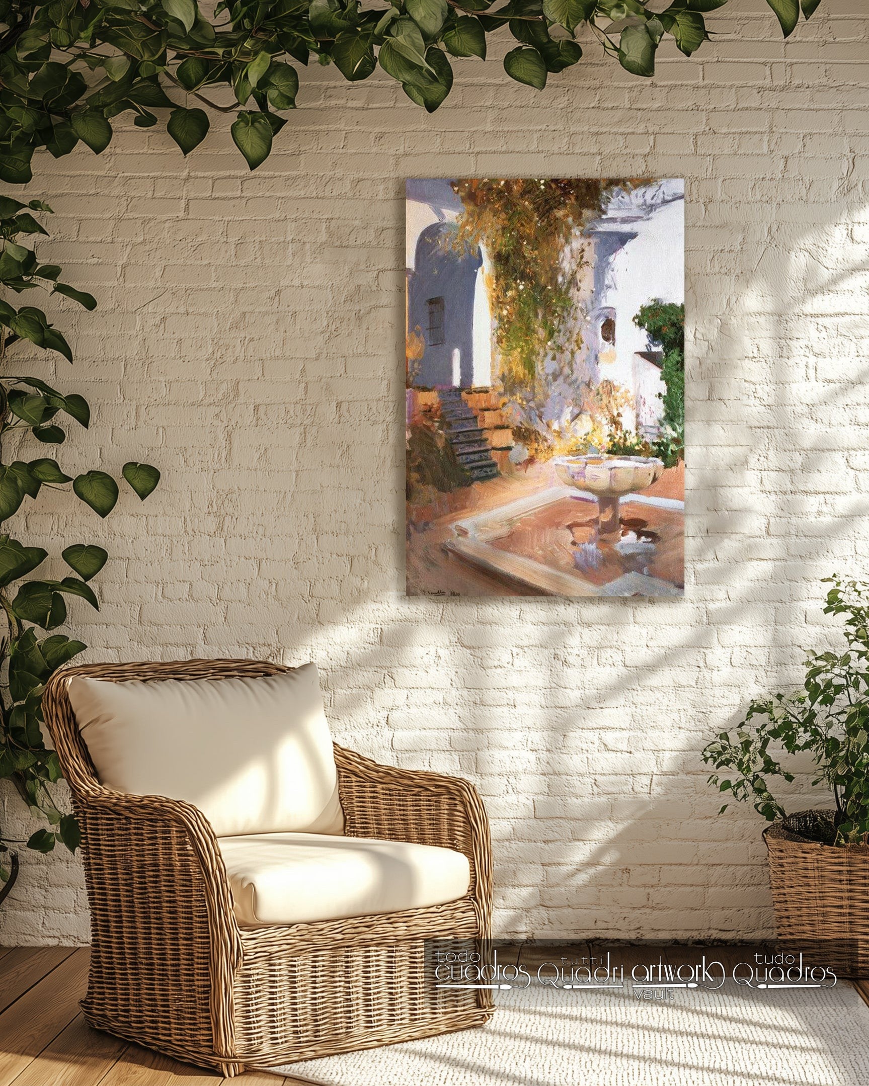 Gruta del jardín en Sevilla, Sorolla