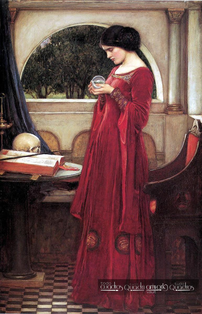 La bola de cristal, J. W. Waterhouse