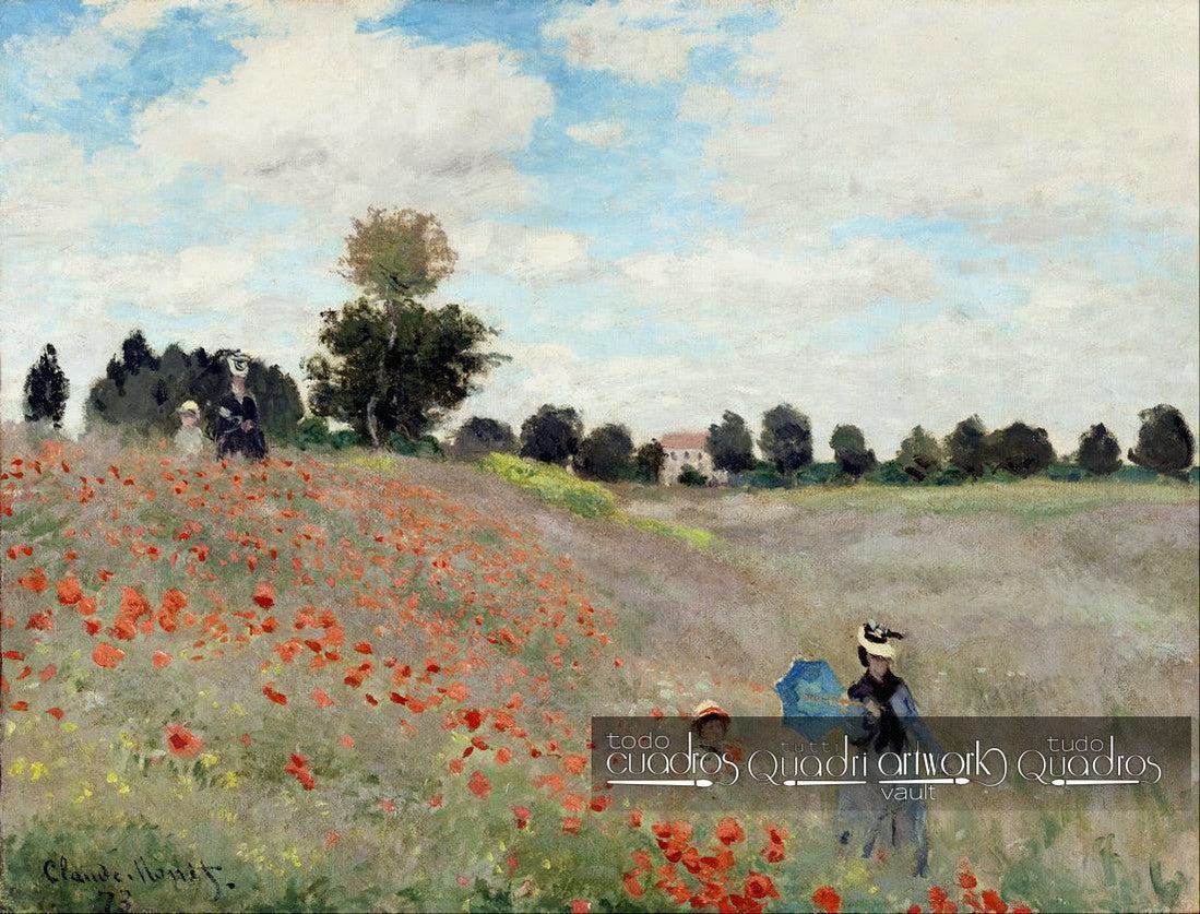 Campo de amapolas, Monet