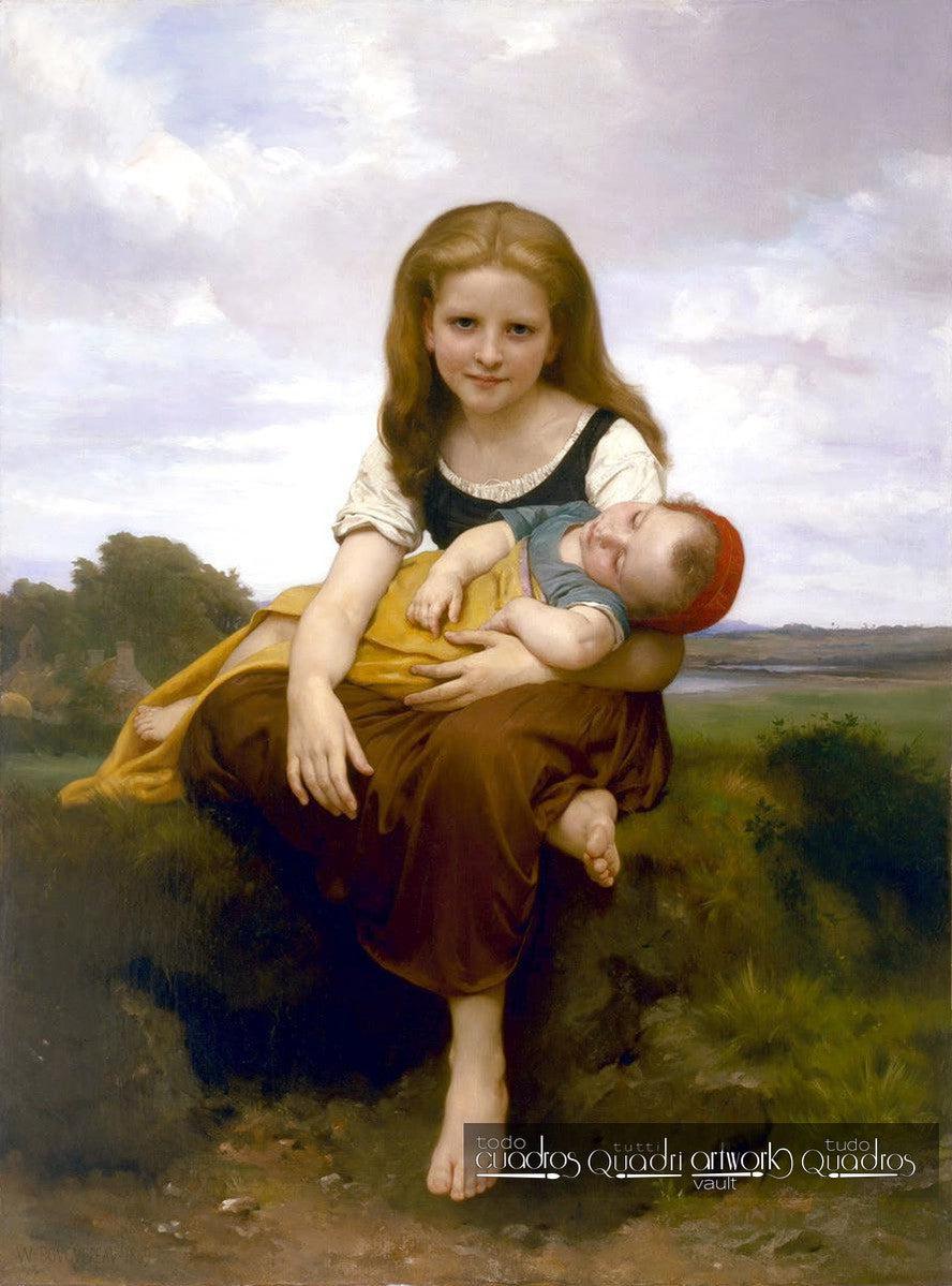 La hermana mayor, Bouguereau