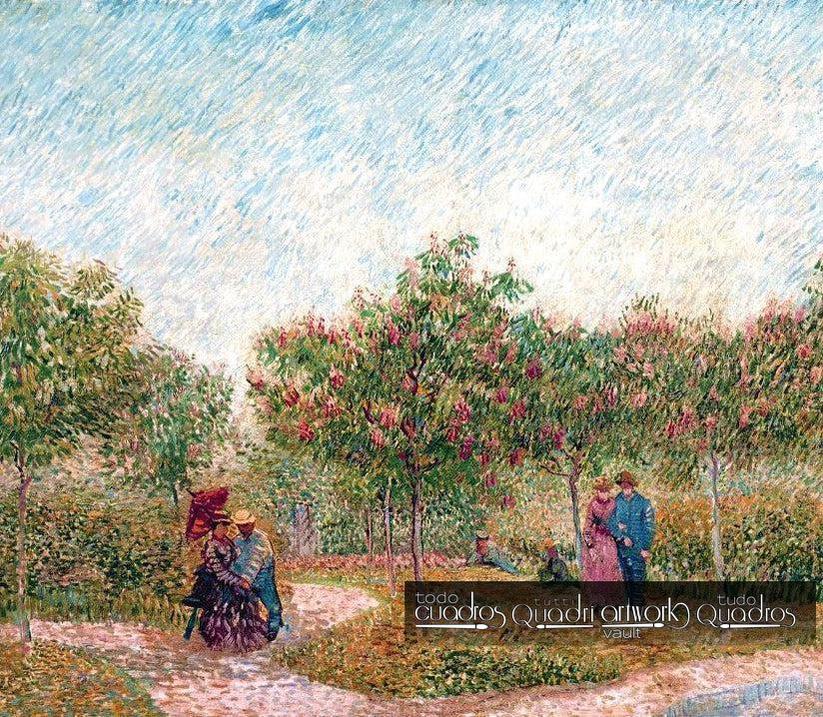 Jardín de Montmartre, Van Gogh
