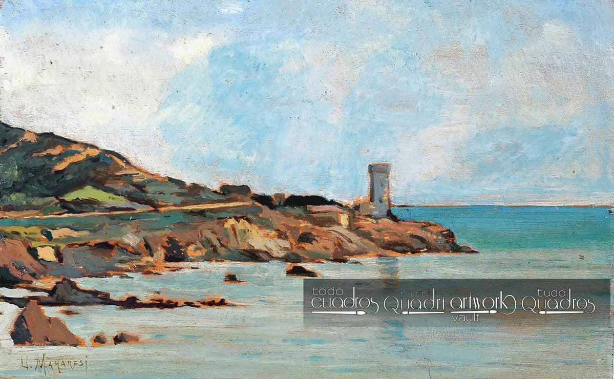 Vista de la torre de Livorno, <span class="nobr">Ugo Maranesi</span>