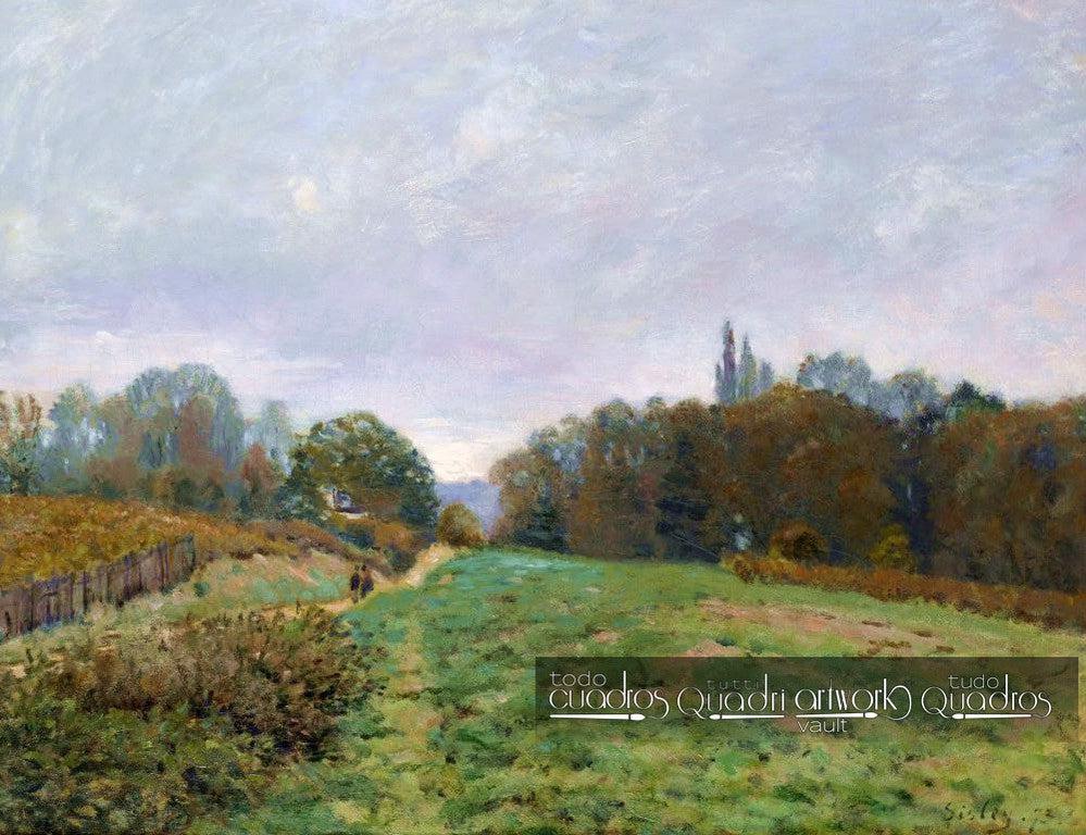 Paisaje en Louveciennes, Sisley