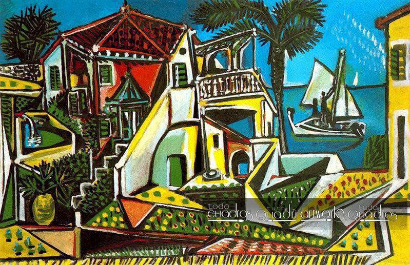 Paisaje mediterráneo, Picasso