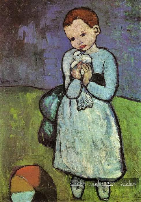 Niño con paloma, Picasso