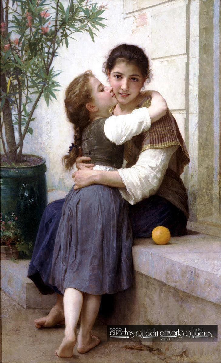 Caricia, Bouguereau